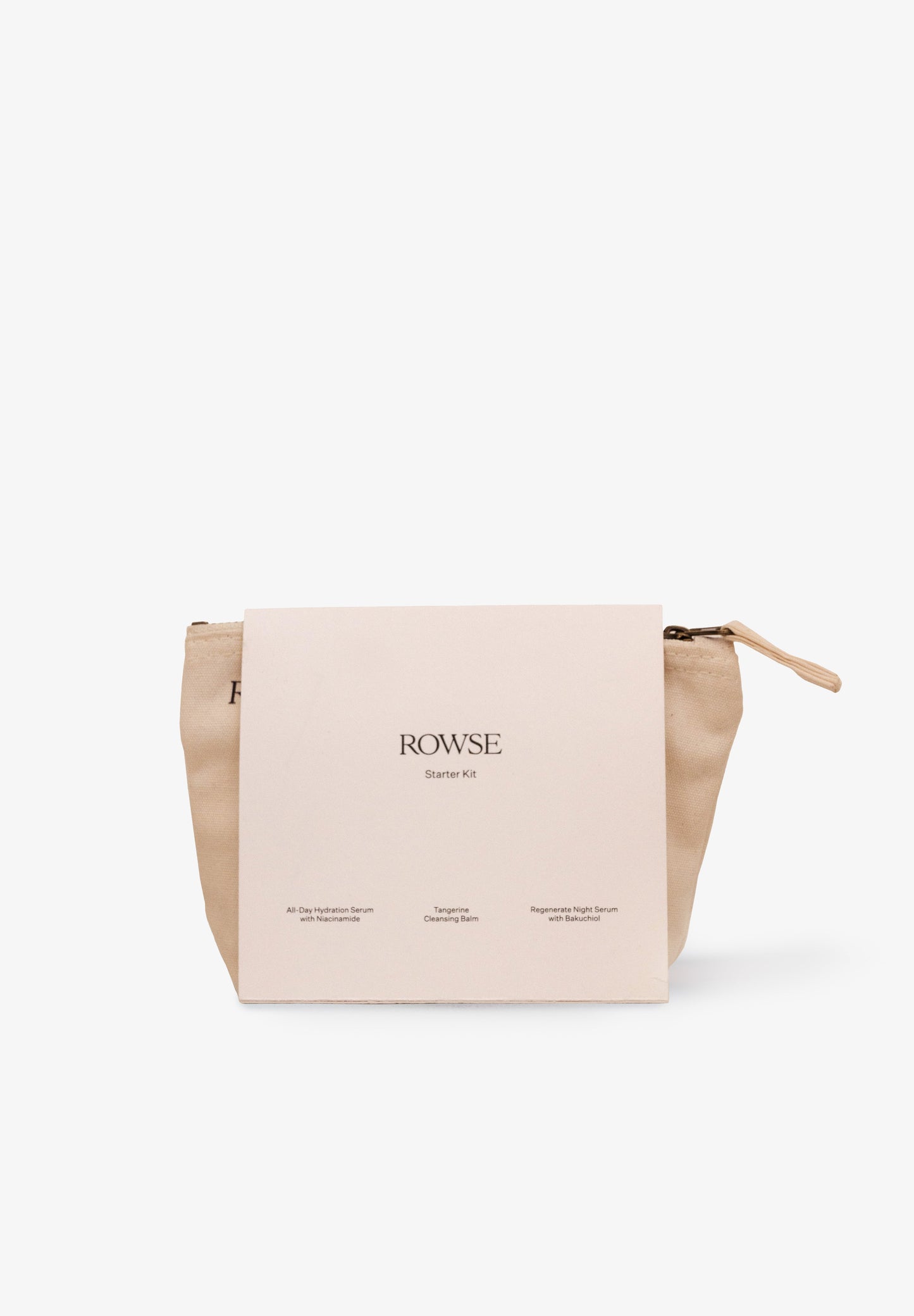 ROWSE | STARTER KIT (DESMAQUILHANTE, HIDRATANTE E SÉRUM) 12ML