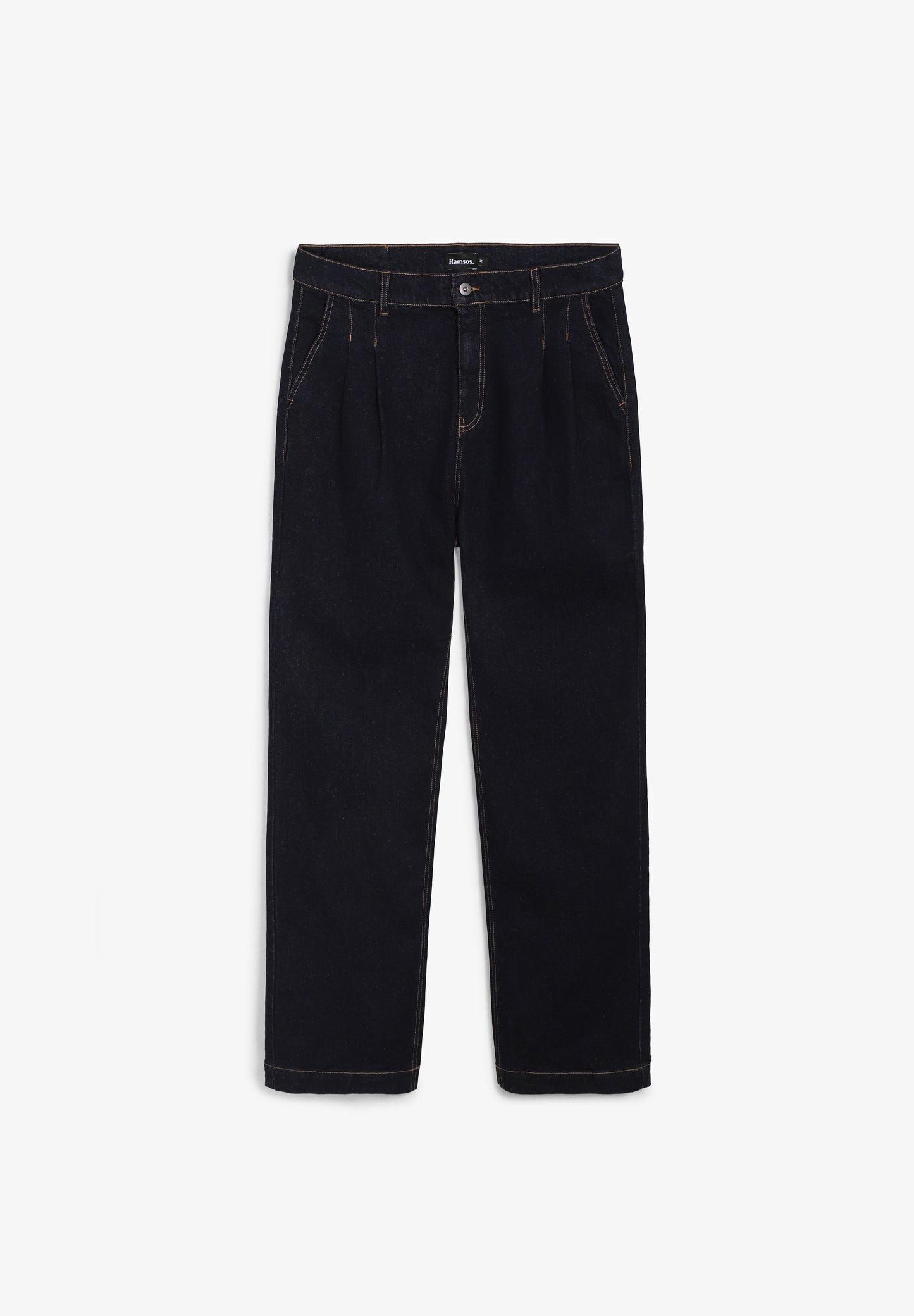 RAMSOS | PLEATED DARK DENIM JEANS