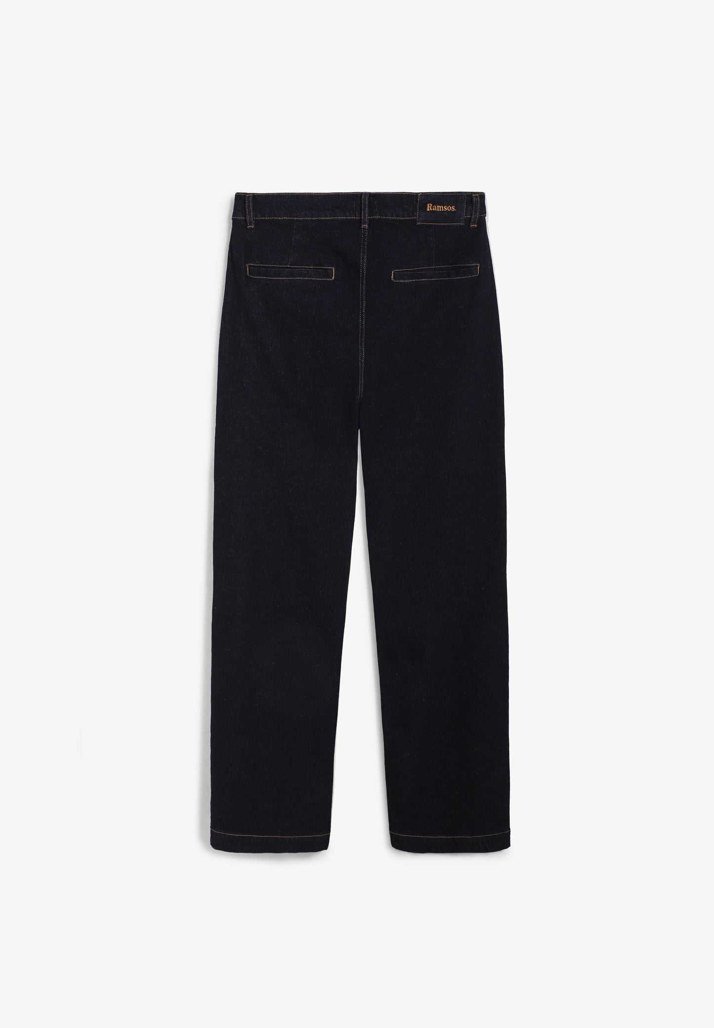 RAMSOS | PLEATED DARK DENIM JEANS