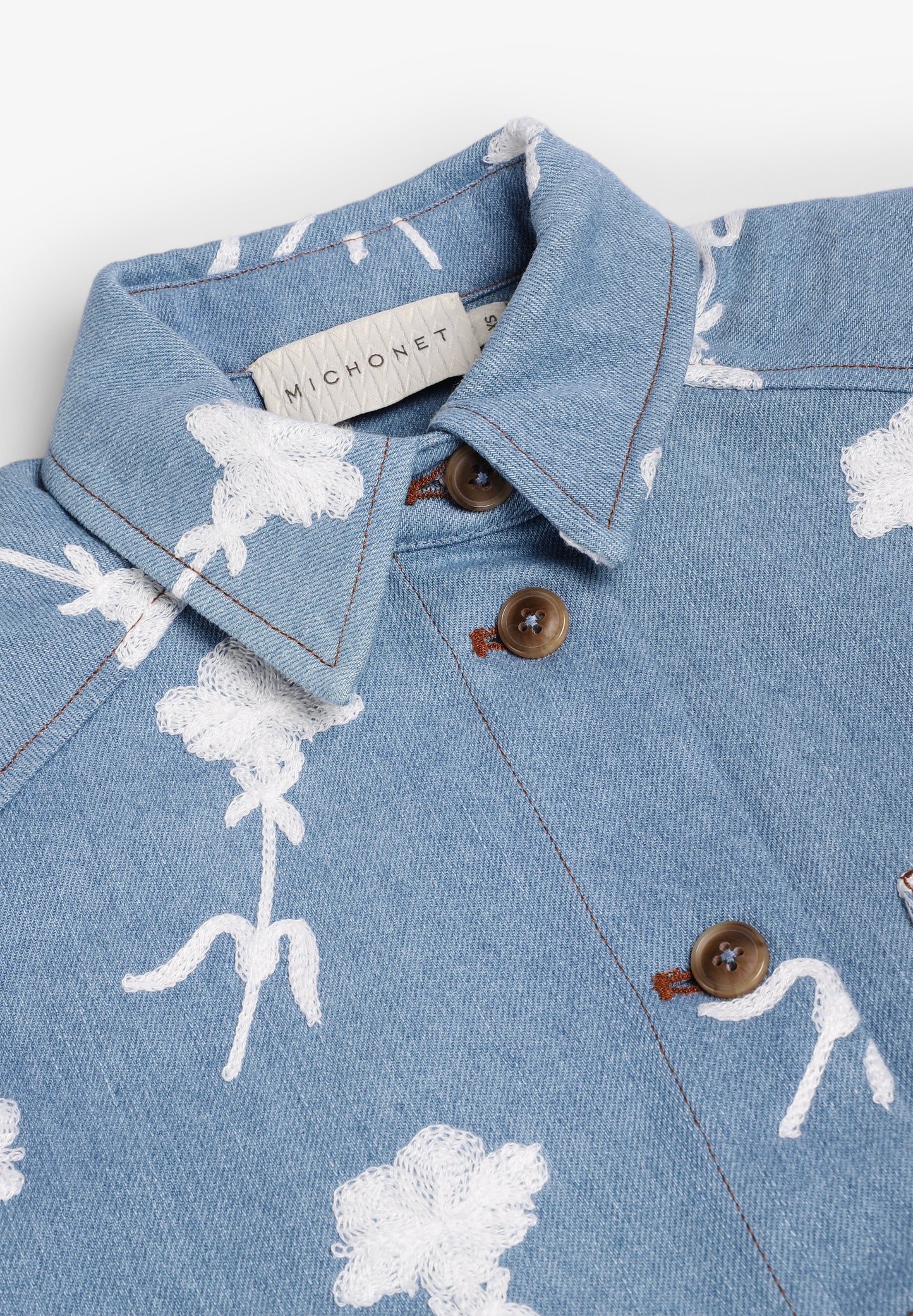 MICHONET | BLUSÃO DENIM CLAVEL