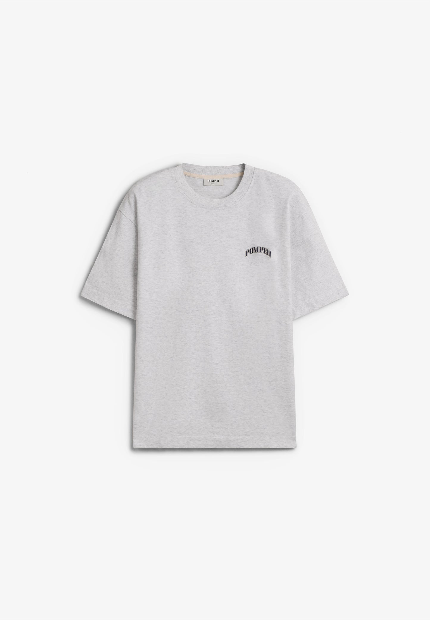 POMPEII | LIGHT GREY MELANGE MADRID BOXY TEE