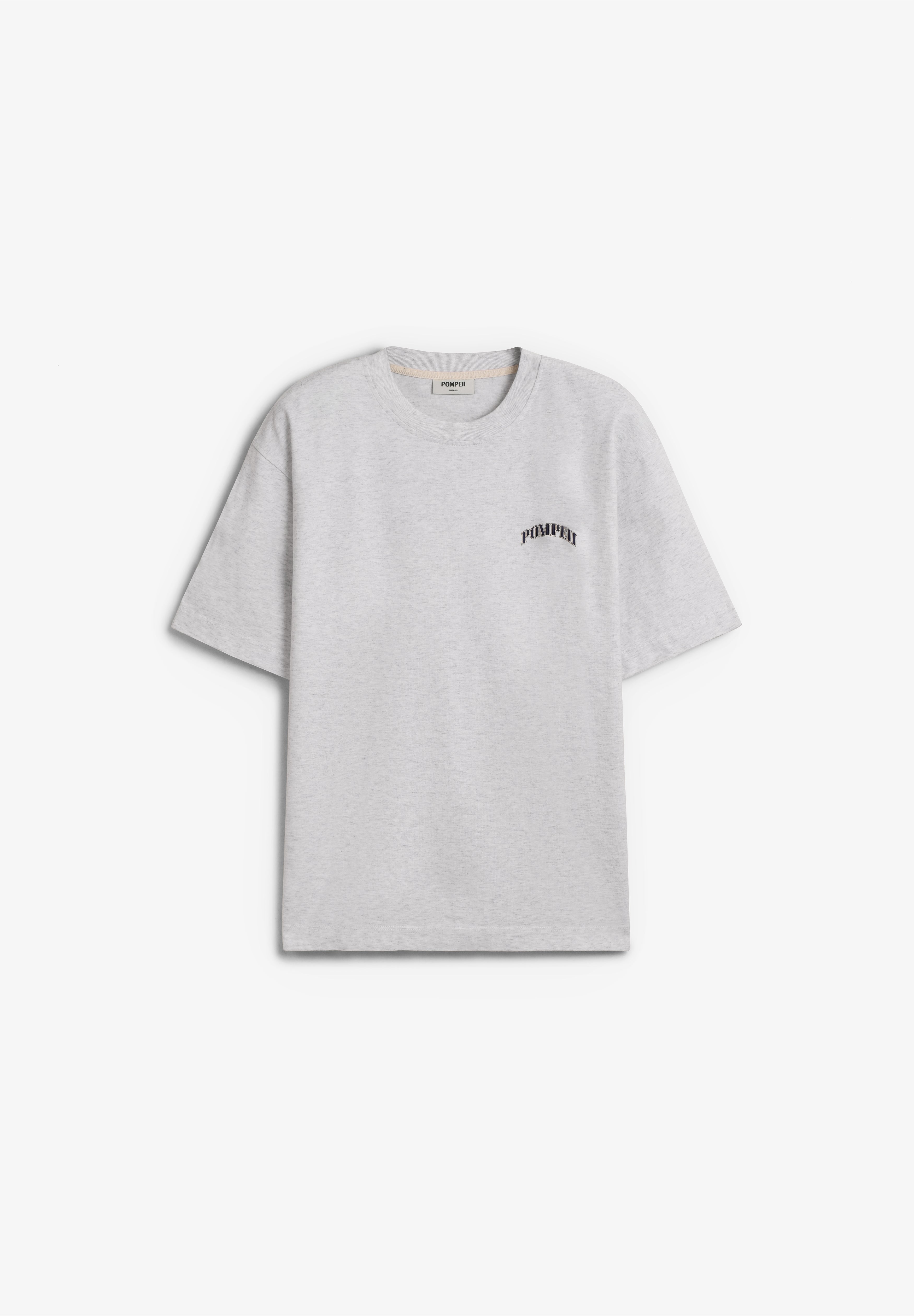 POMPEII | LIGHT GREY MELANGE MADRID BOXY TEE