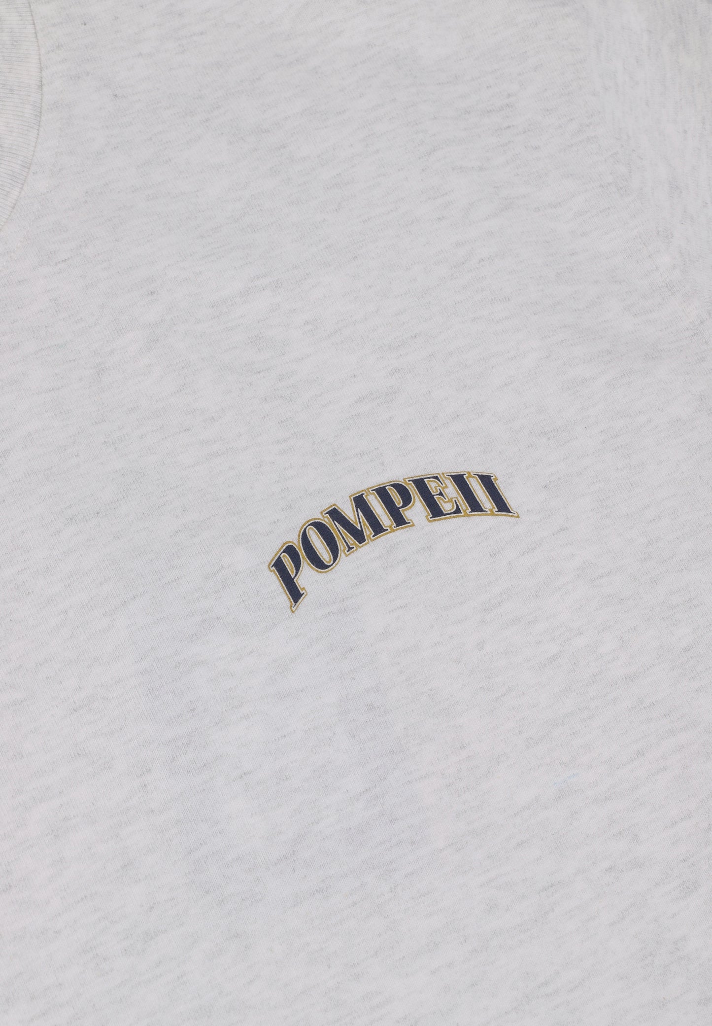 POMPEII | LIGHT GREY MELANGE MADRID BOXY TEE