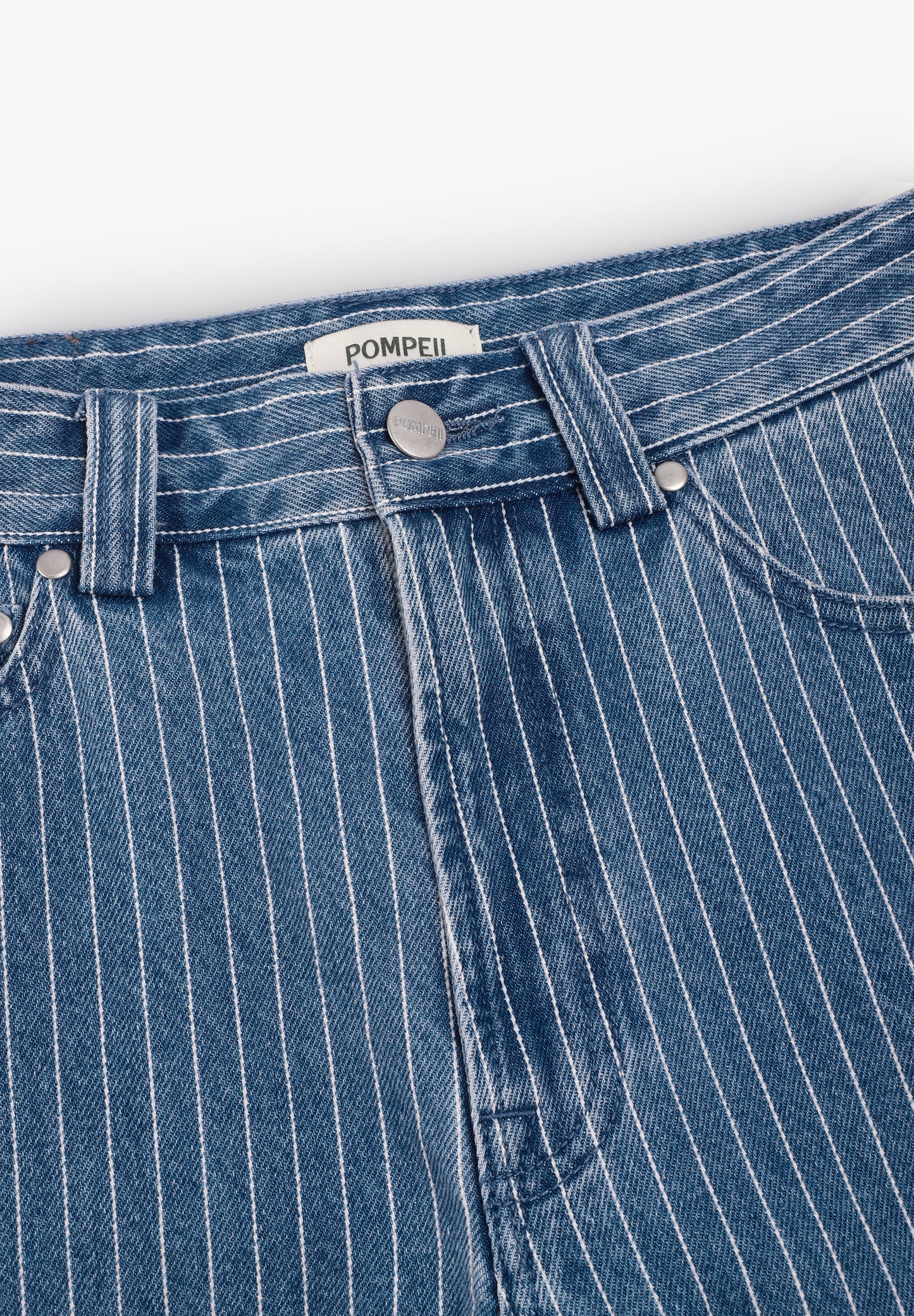 POMPEII | PINSTRIPE CLASSIC WASH DENIM