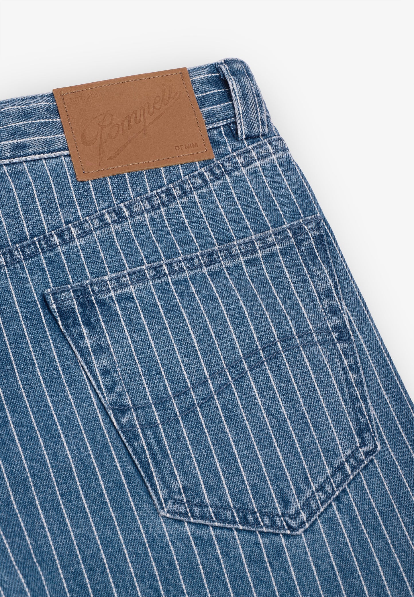 POMPEII | PINSTRIPE CLASSIC WASH DENIM
