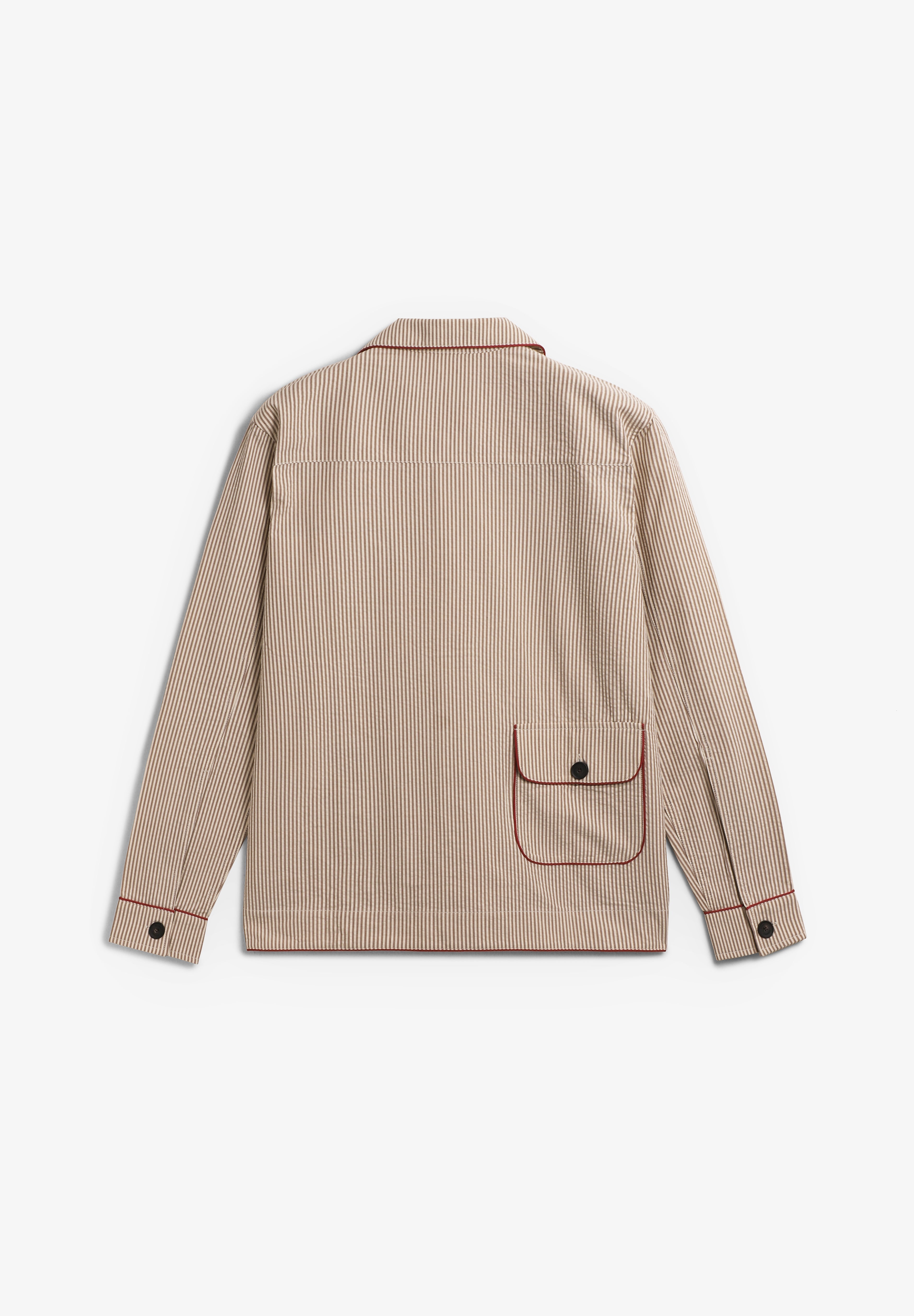 POMPEII | STRIPES STRUCTURED CREAM CHORE JACKET