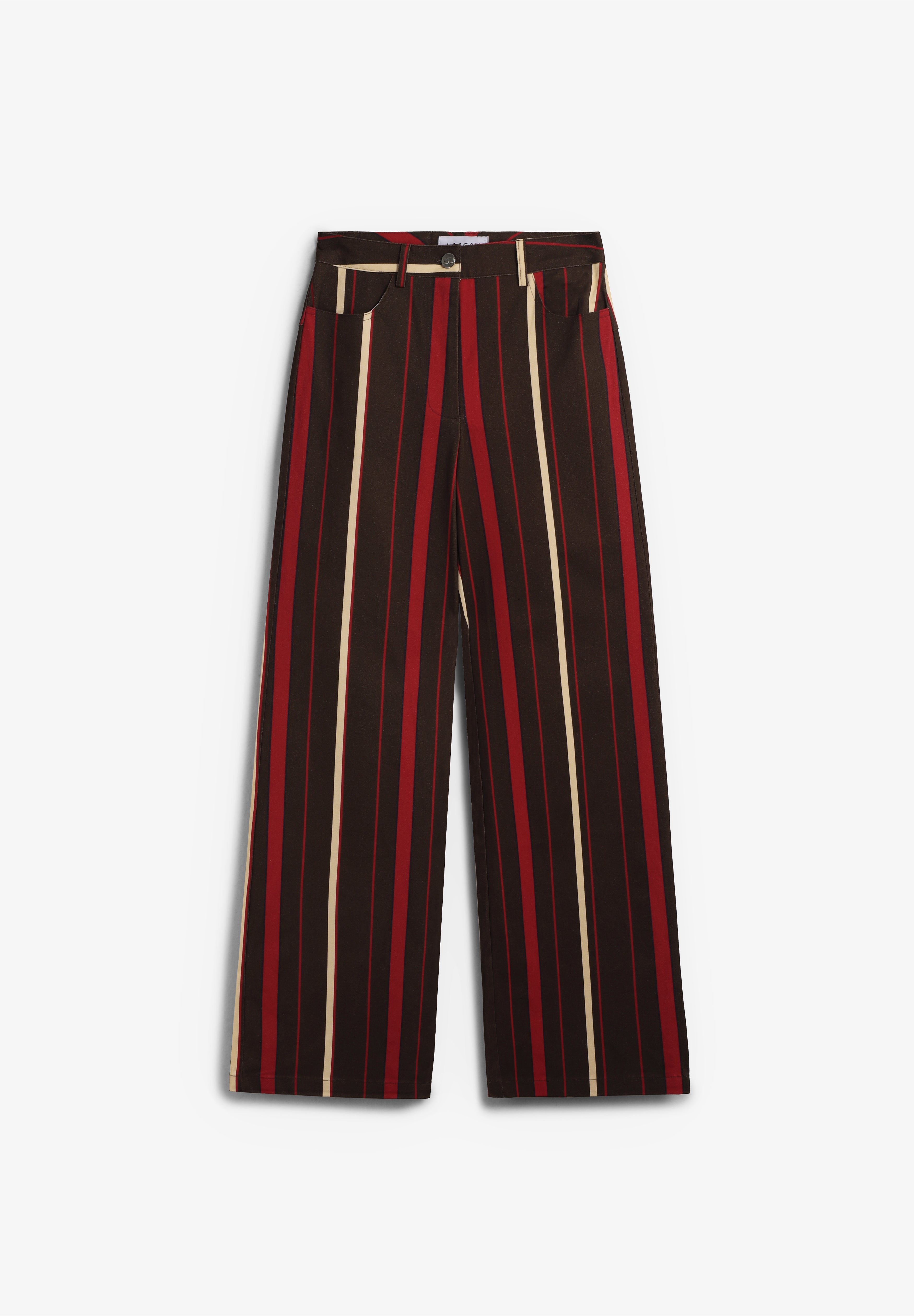 LAAGAM | LEROY STRIPED TWILL PANTS