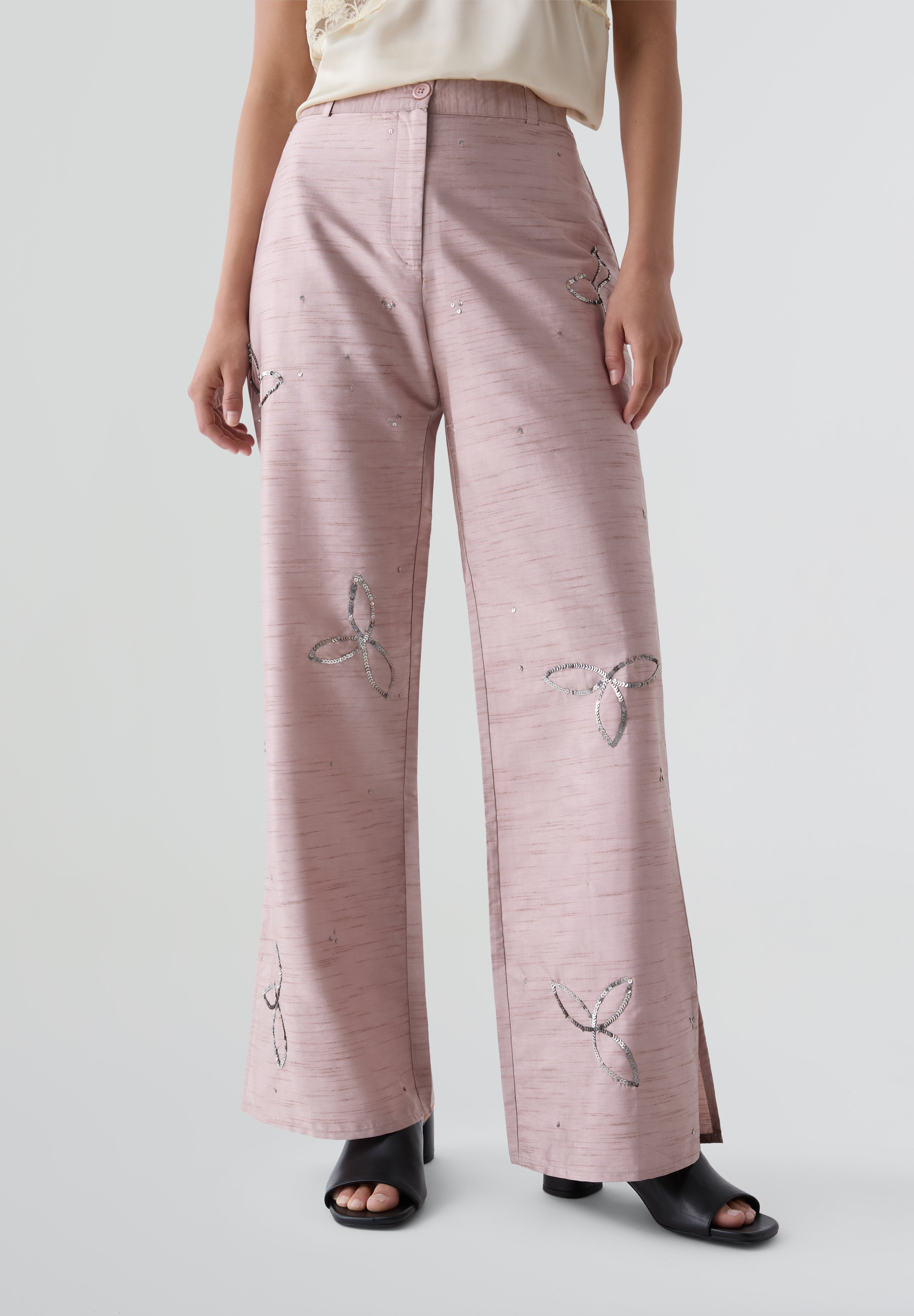 LAAGAM | CALÇAS AMELIE TEXTURED