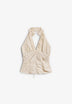 LAAGAM | TOP LINHO DORA RUCHED