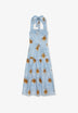 LAAGAM | VESTIDO MIDI CAELI BLUE