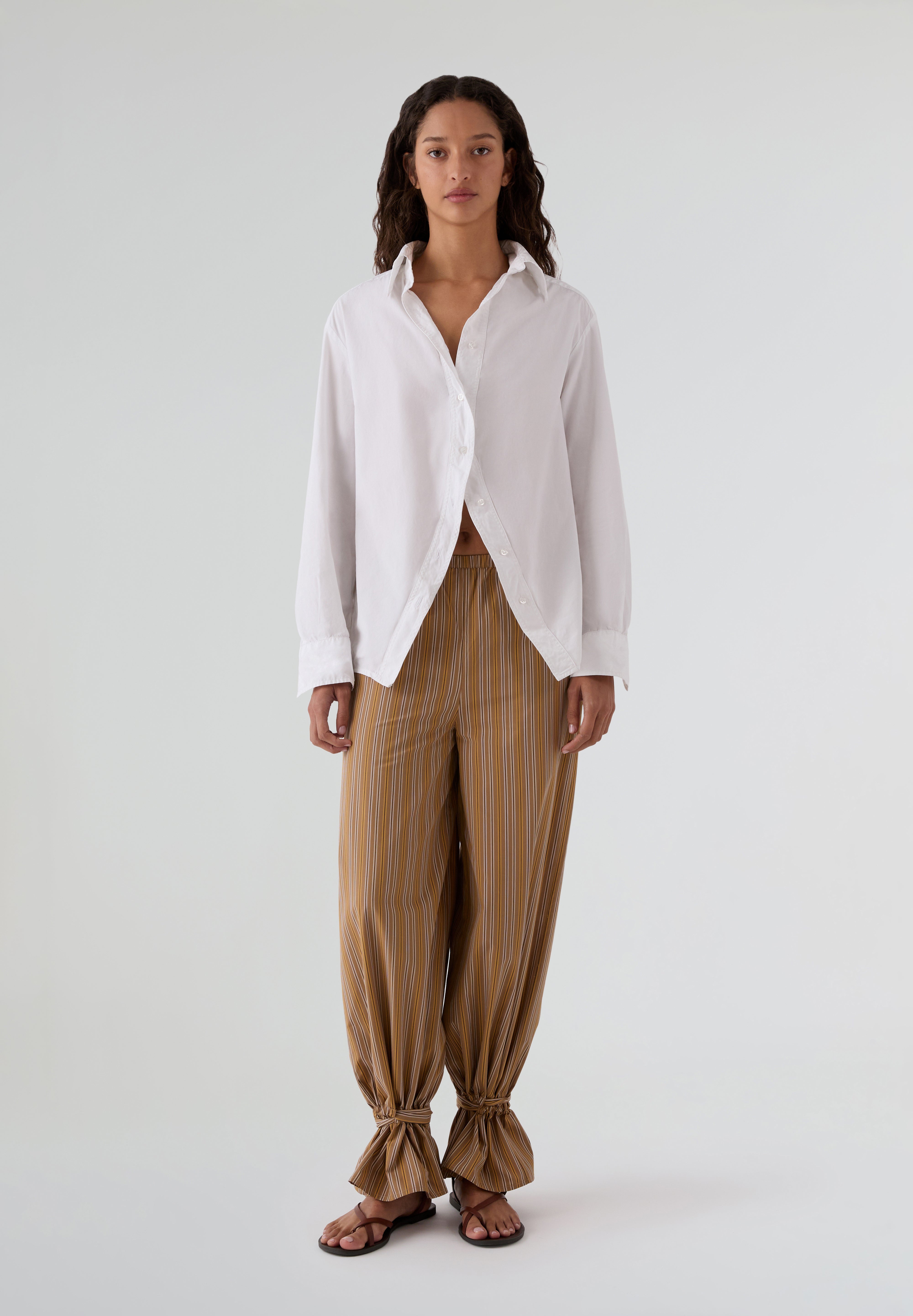 THE TINY BIG SISTER | STRIPED BOW TROUSERS