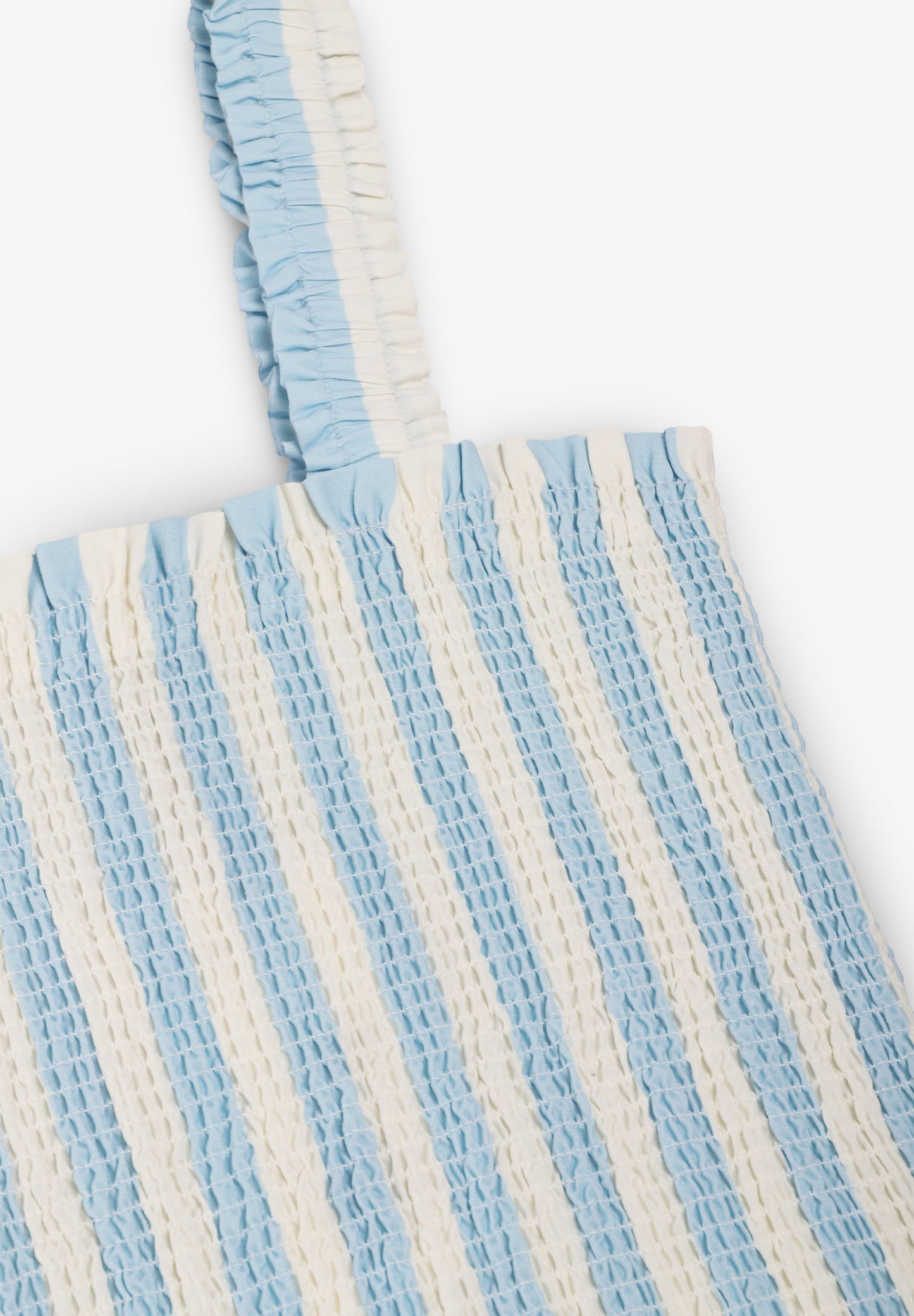 THE TINY BIG SISTER | WIDE STRIPES ELASTICATED DRESS