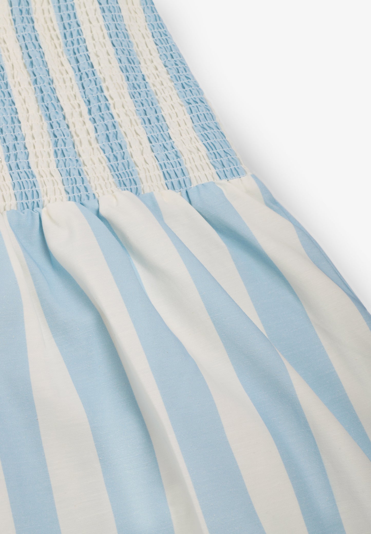 THE TINY BIG SISTER | WIDE STRIPES ELASTICATED DRESS