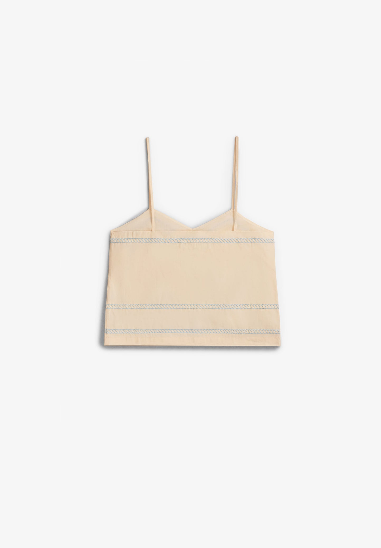 THE TINY BIG SISTER | EMBROIDERED STRAPS TOP