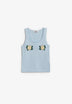 THE TINY BIG SISTER | FLOWERS KNITTED TOP