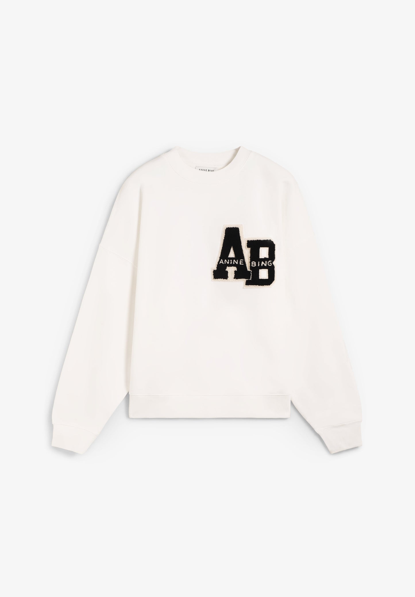 ANINE BING | MILES OVERSIZED SWEATSHIRT LETTERMAN