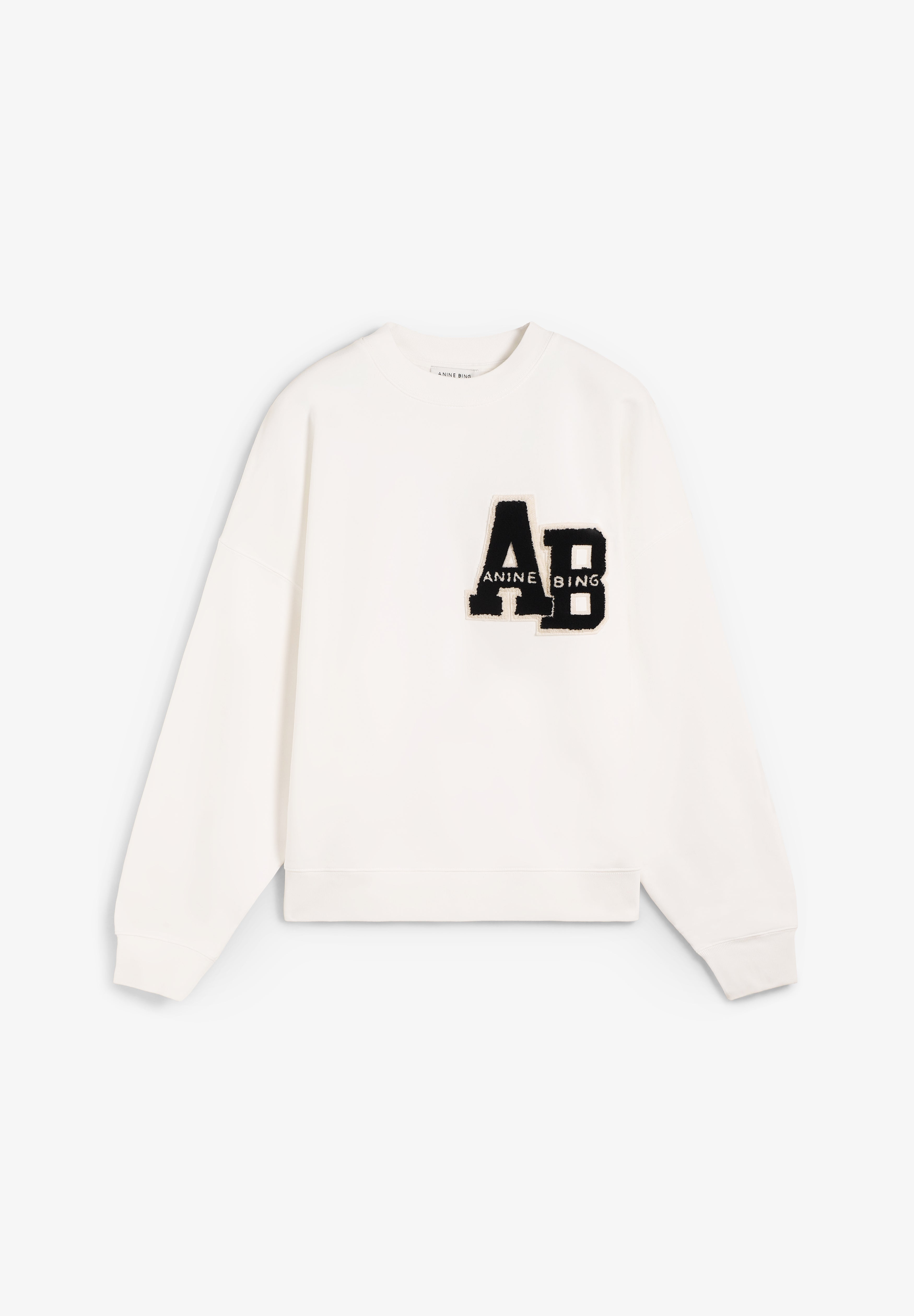 ANINE BING | MILES OVERSIZED SWEATSHIRT LETTERMAN