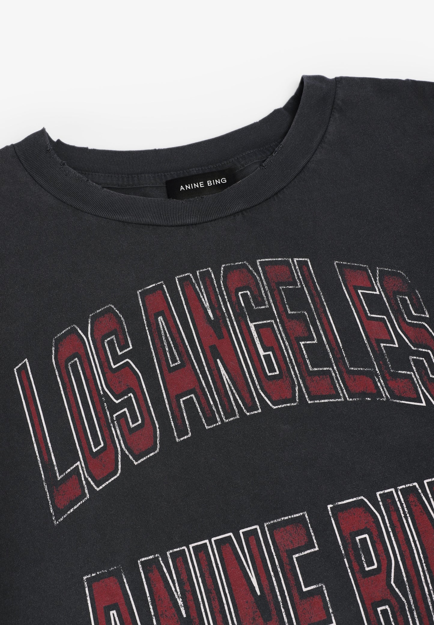 ANINE BING | CAMISETA CROPPED JOHNNY - Scalpers