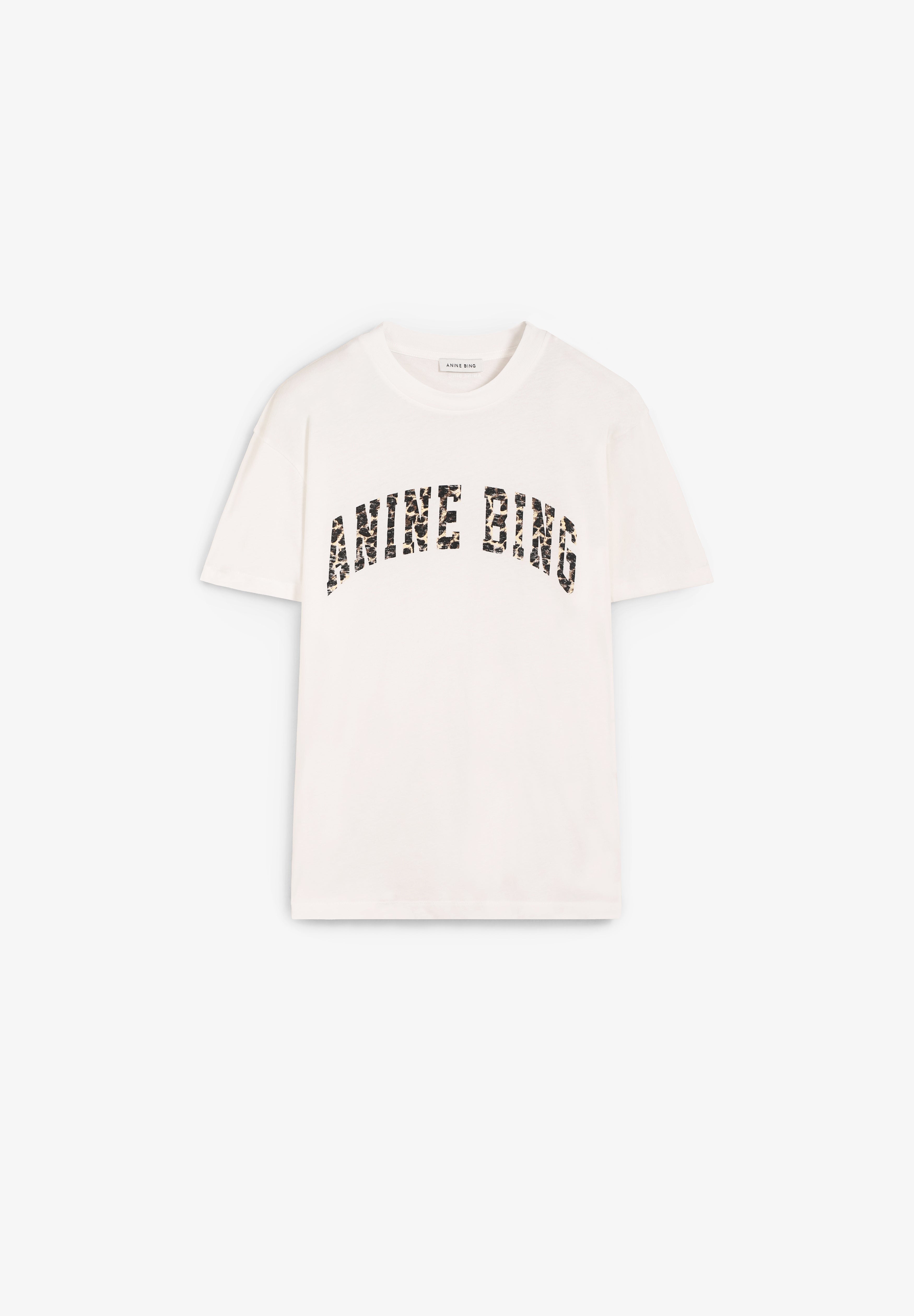ANINE BING | T-SHIRT WALKER LEOPARD