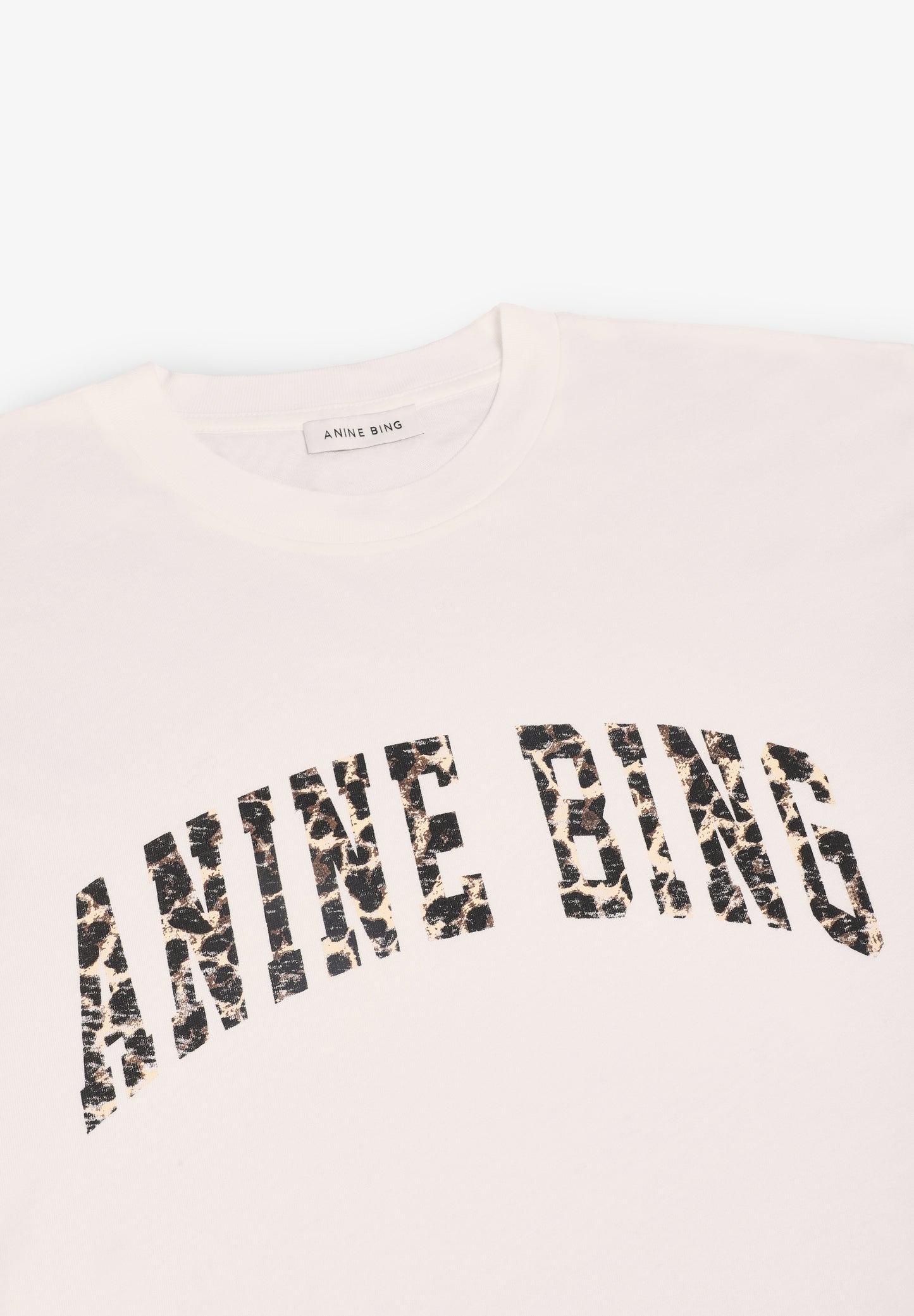 ANINE BING | T-SHIRT WALKER LEOPARD