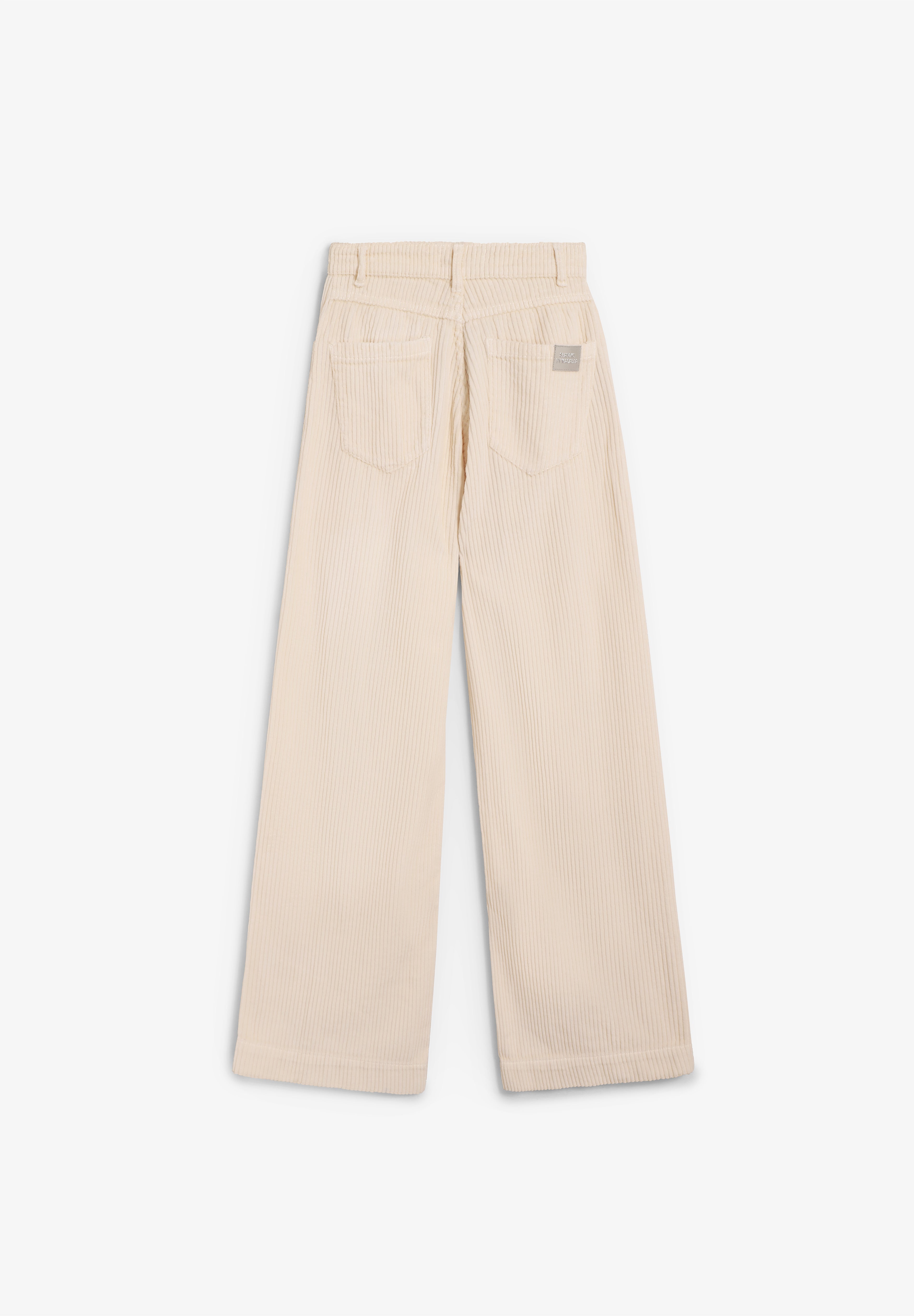 SEASONS BY MACABLA | CALÇAS A DIREITO BOMBAZINA EM CRU