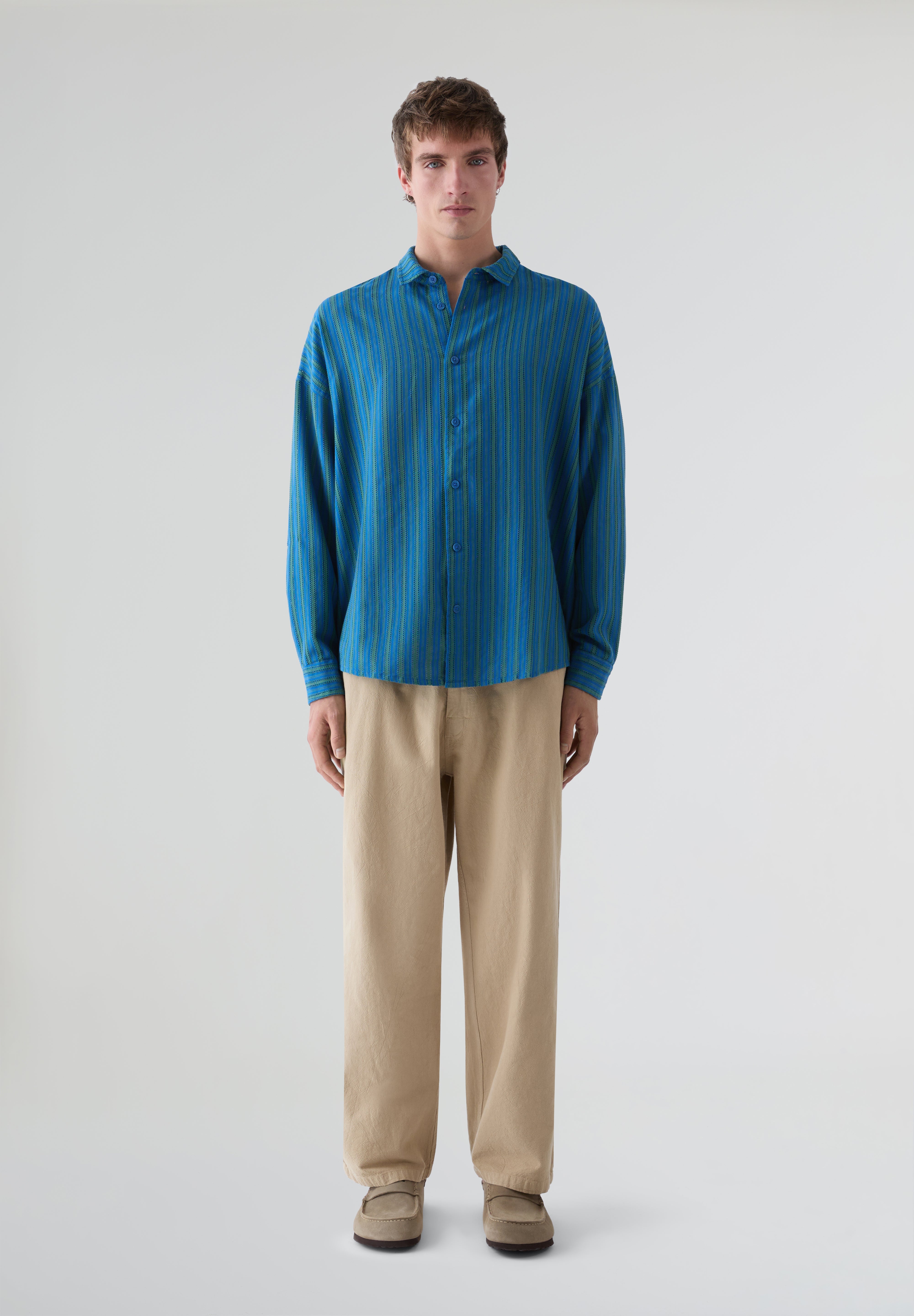THINKING MU | CAMISA WINDSOR STRIPES HARU