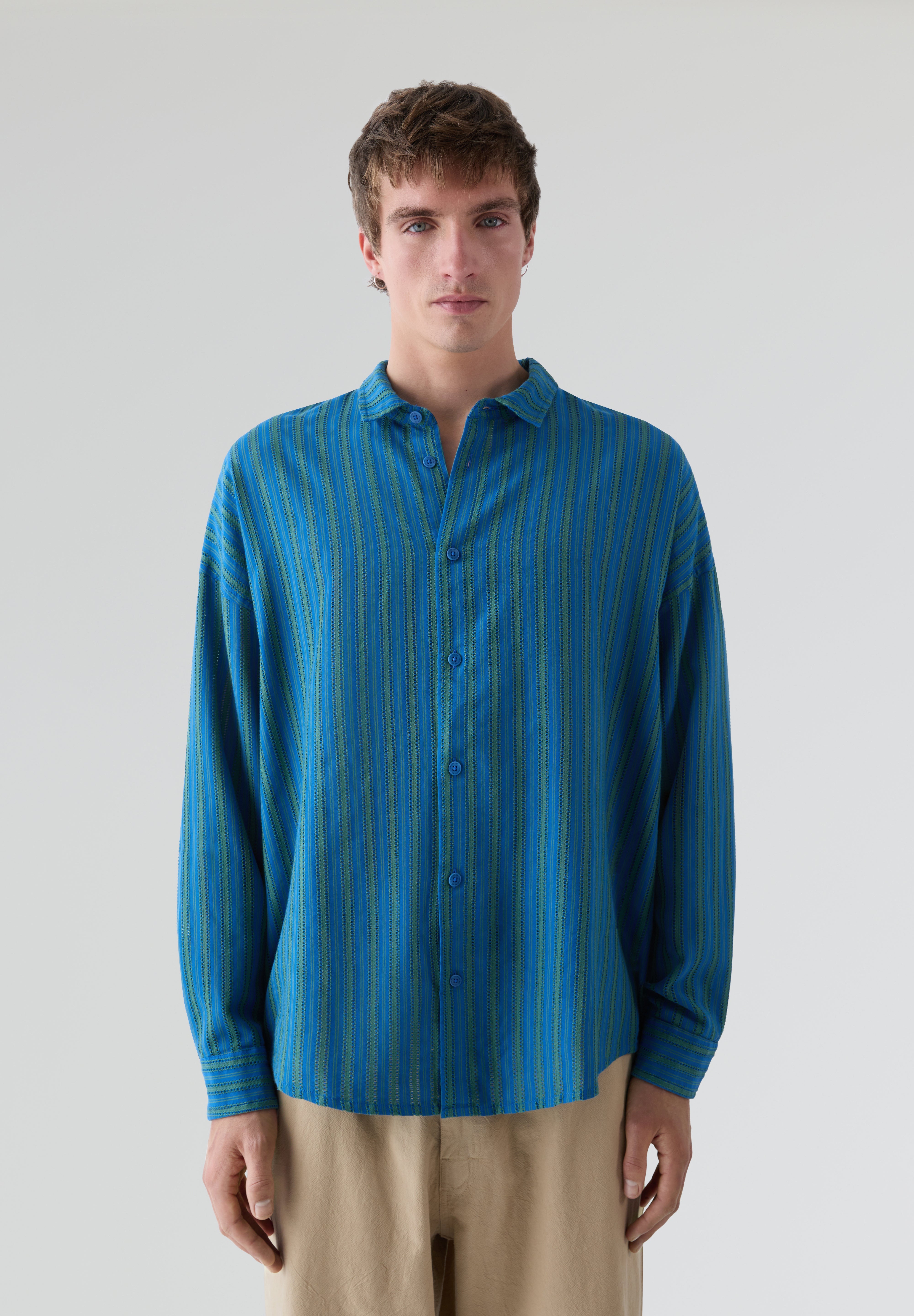 THINKING MU | CAMISA WINDSOR STRIPES HARU