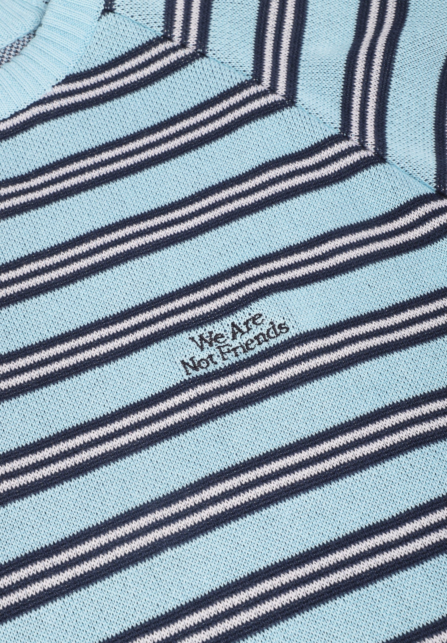 WE ARE NOT FRIENDS | SWEATSHIRT STRIPER WANF