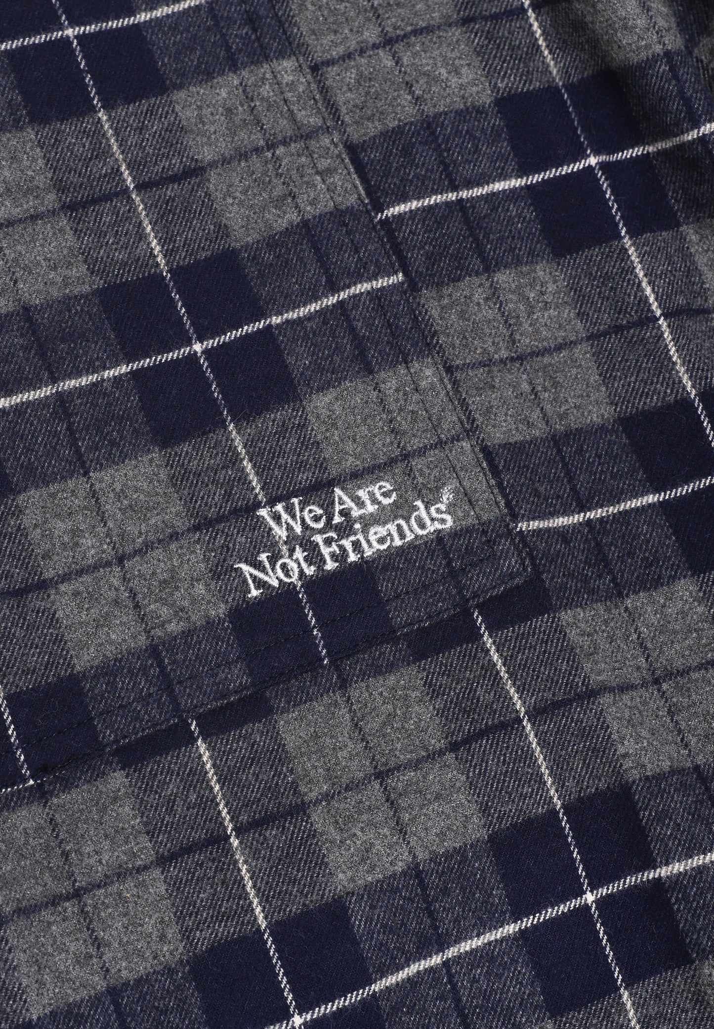 WE ARE NOT FRIENDS | LUMBERJACK WANF SHIRT