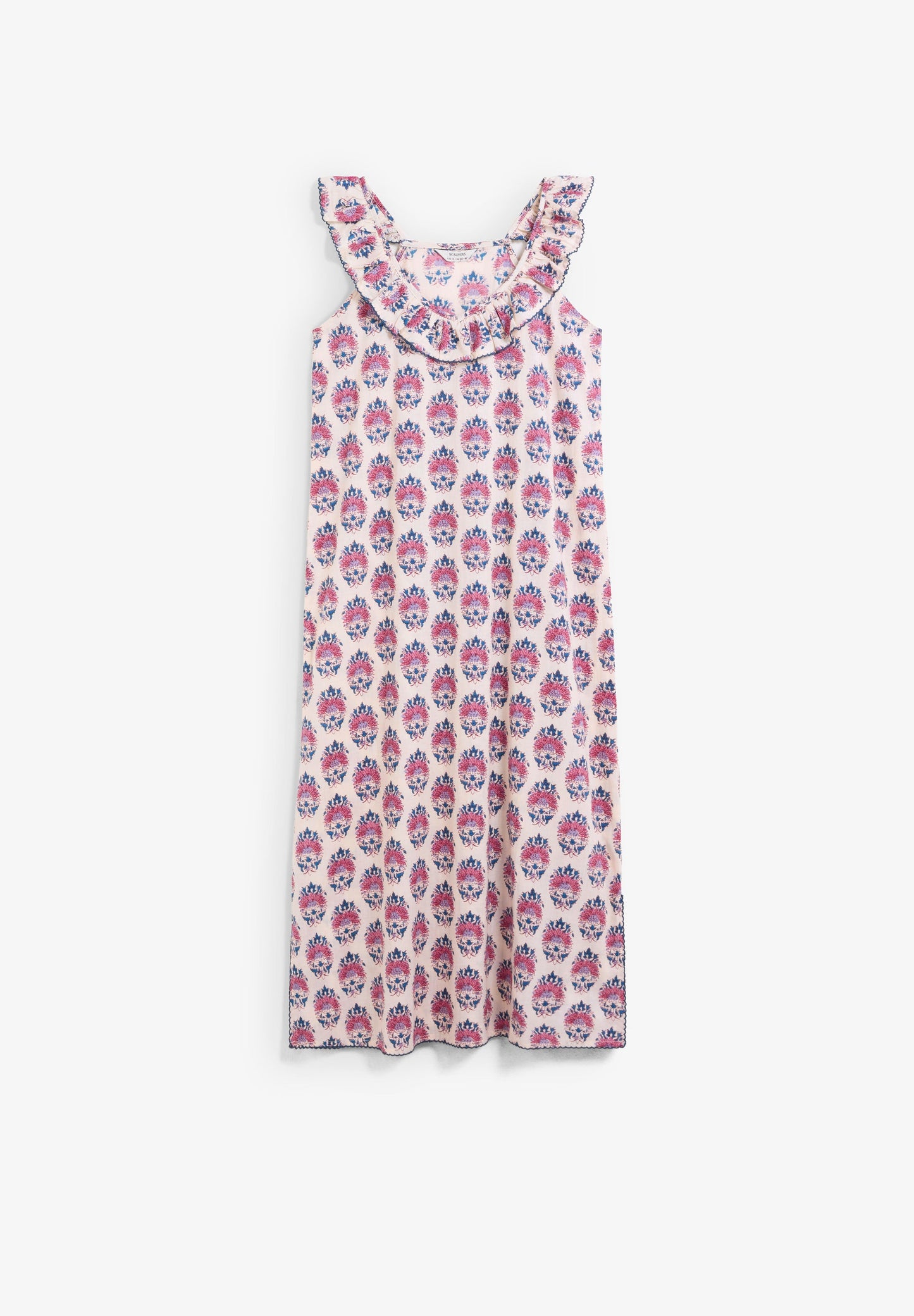 VESTIDO MIDI COM PADRÃO