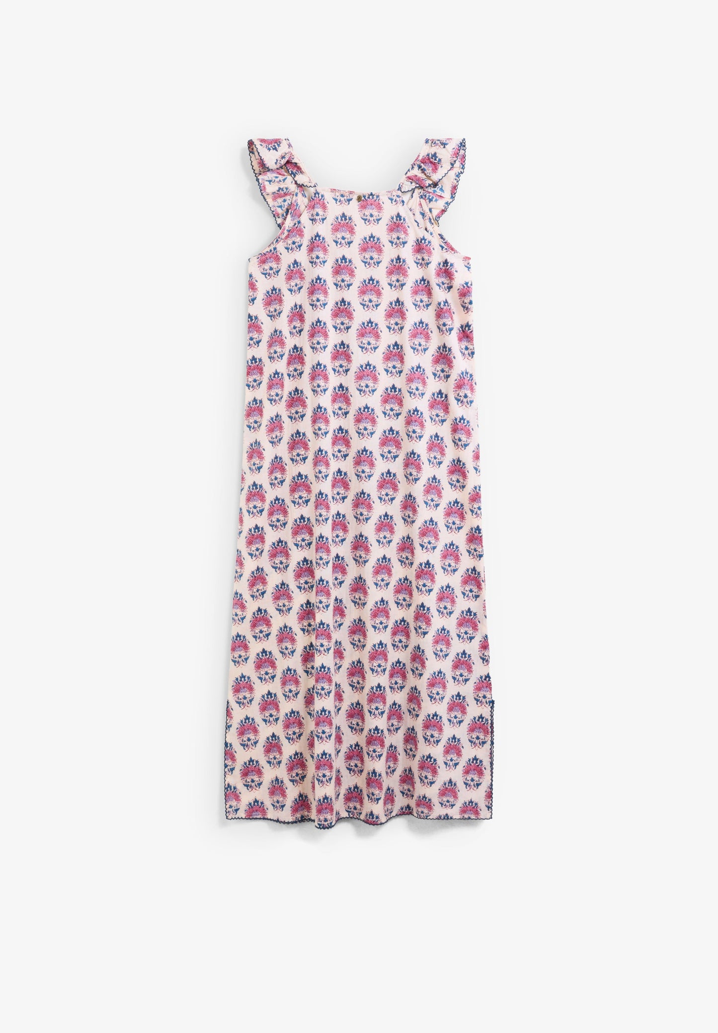 VESTIDO MIDI COM PADRÃO