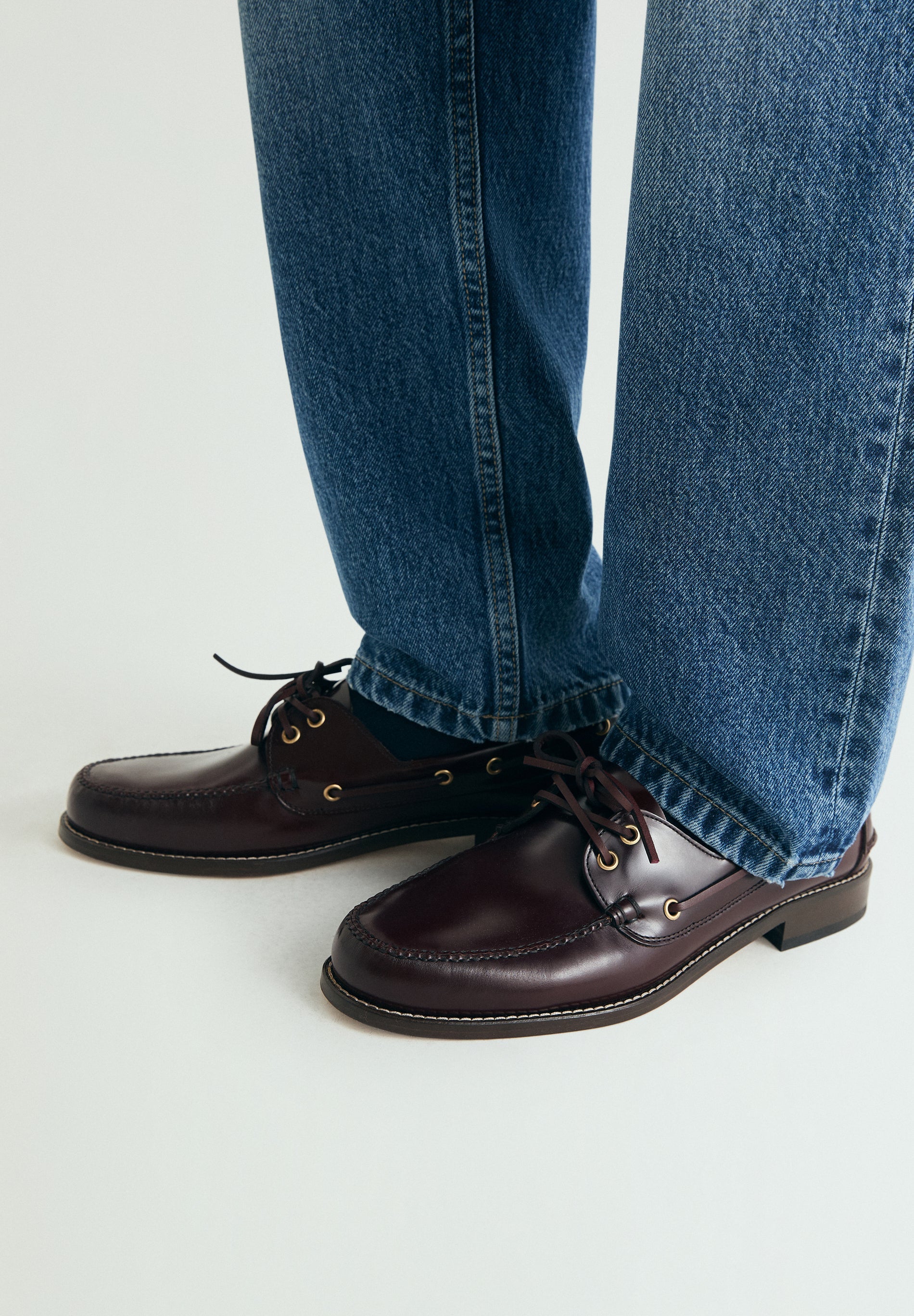 SAPATOS NÁUTICO DE PELE