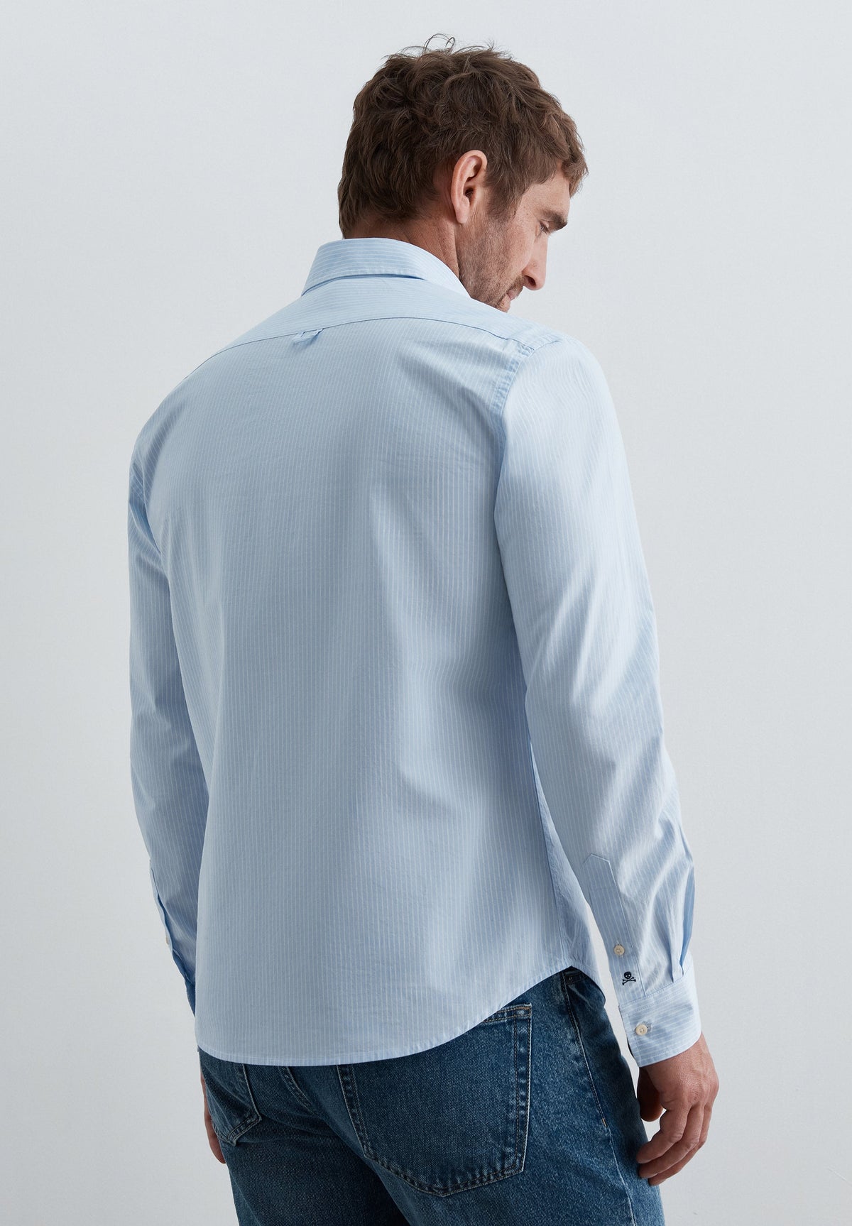 CAMISA ÀS RISCAS DE ALGODÃO