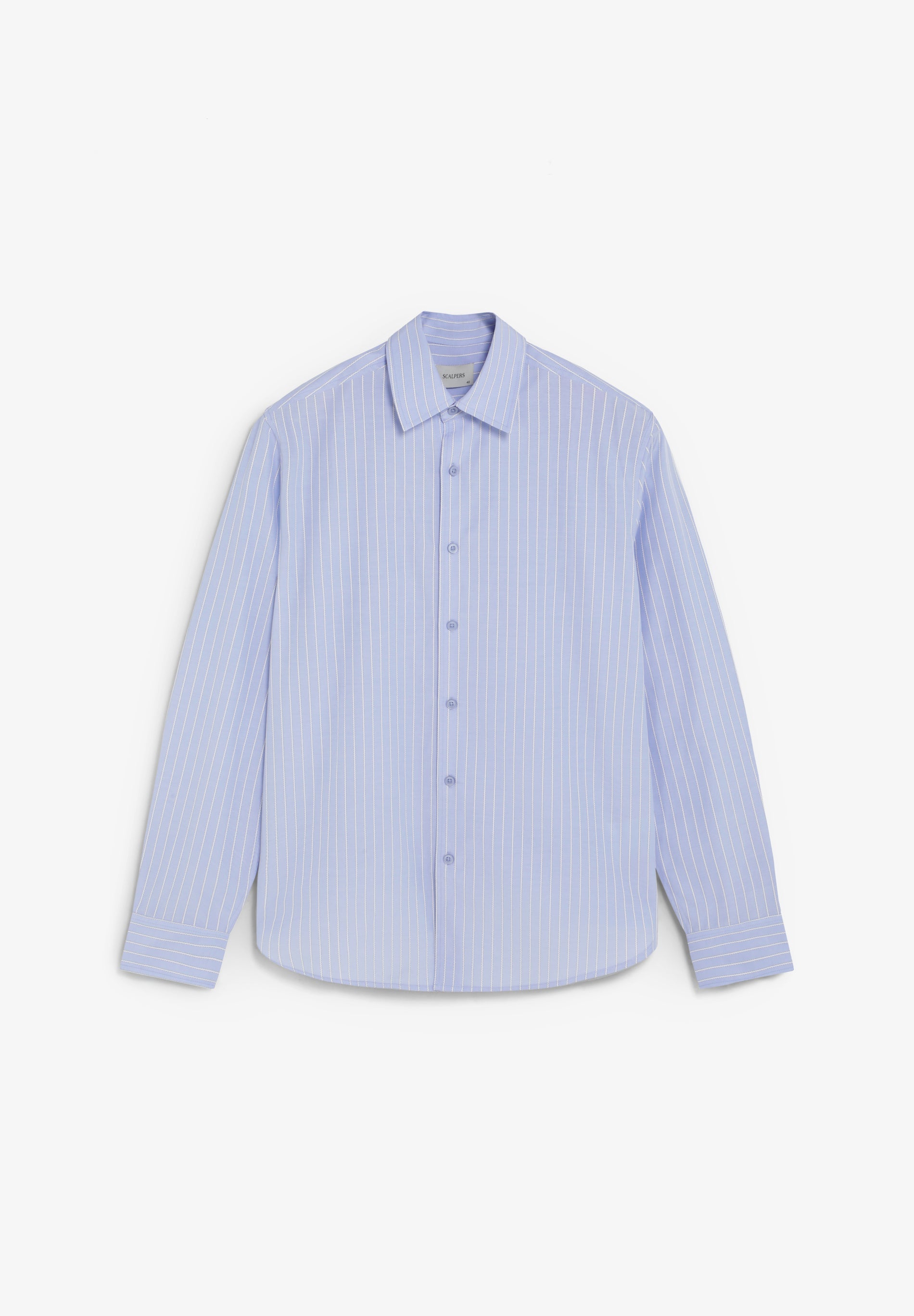 CAMISA ÀS RISCAS EM CONTRASTE