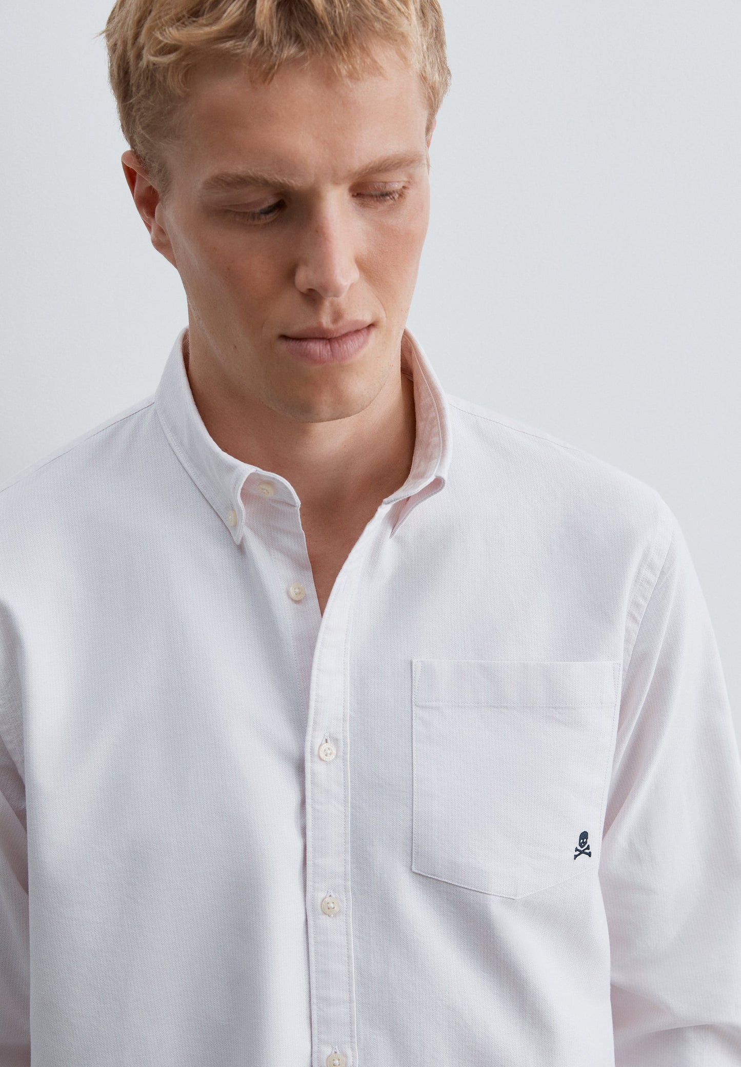 CAMISA OXFORD COM BOLSO