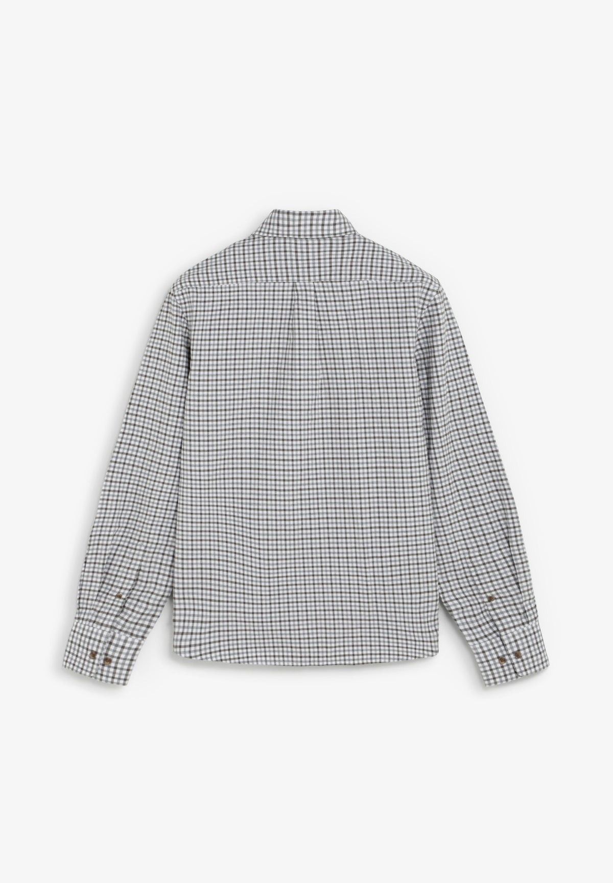 CAMISA DE XADREZ COM DECOTE DE BOTÕES