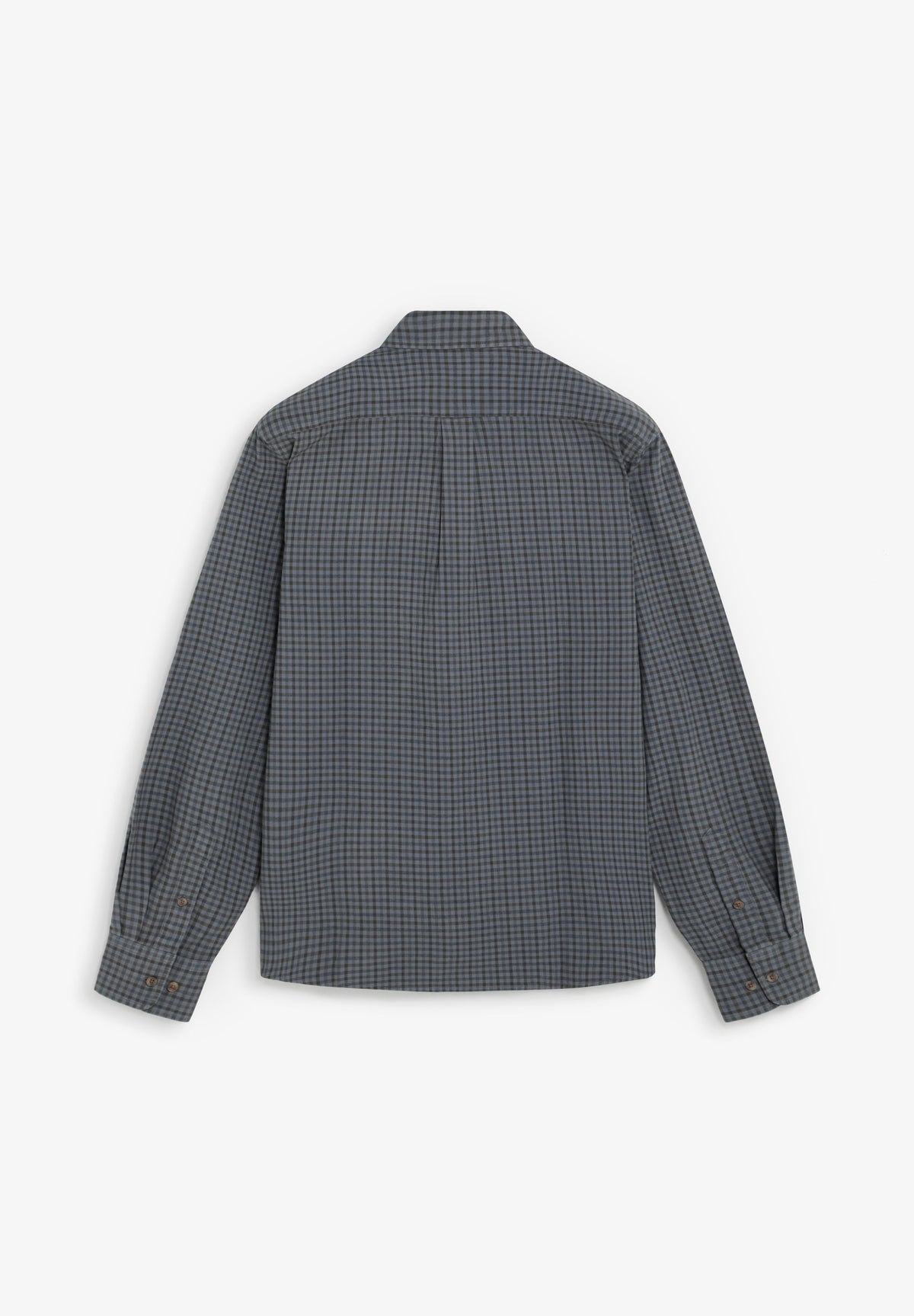 CAMISA DE XADREZ COM DECOTE DE BOTÕES