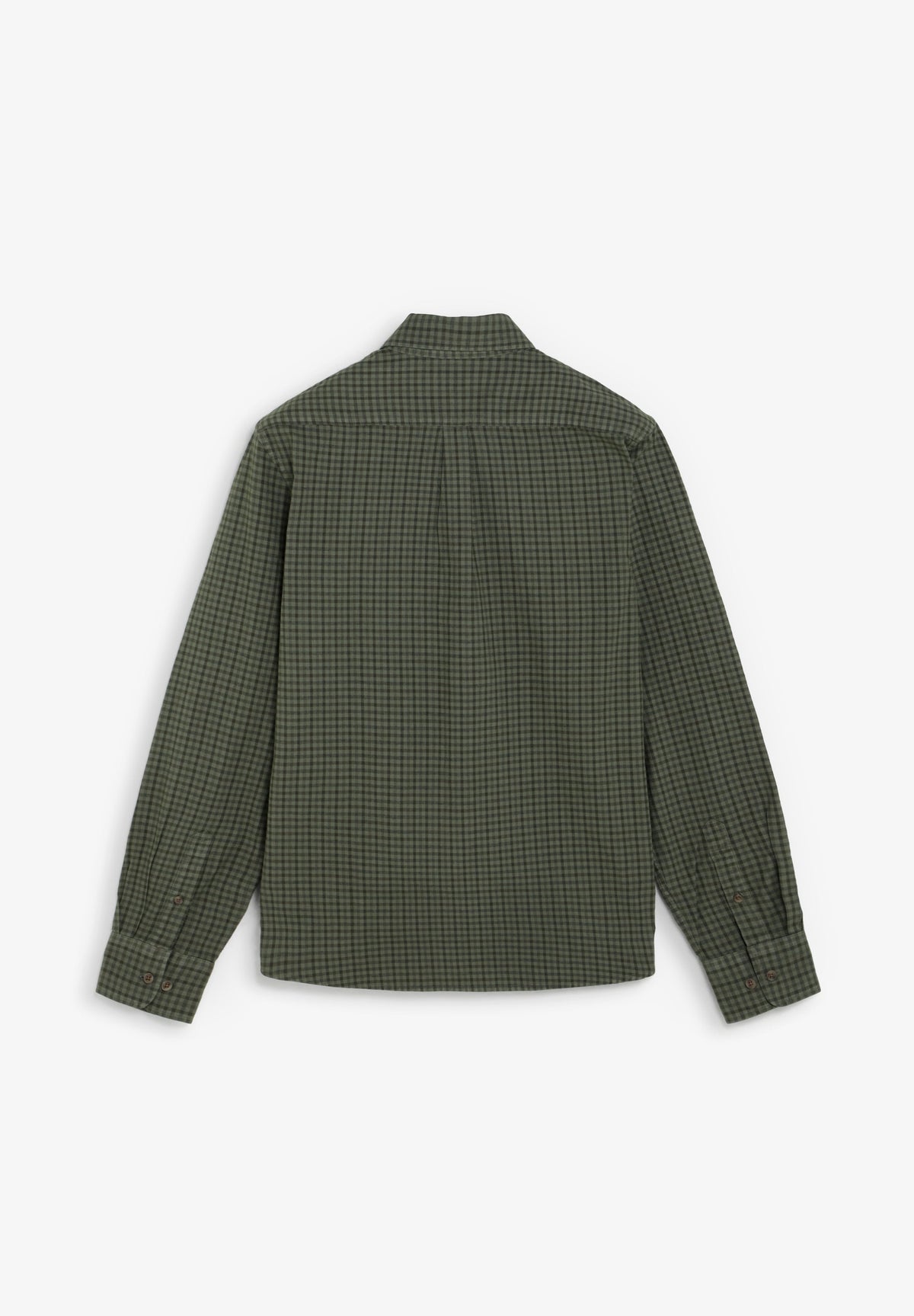CAMISA DE XADREZ COM DECOTE DE BOTÕES