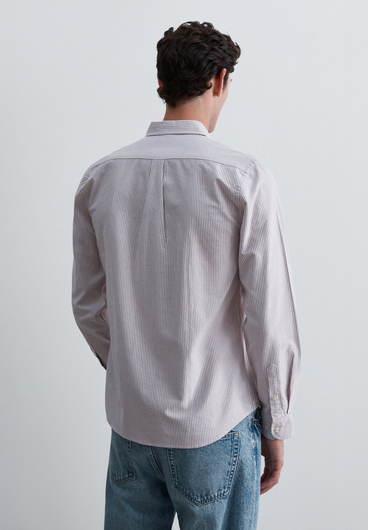 CAMISA OXFORD ÀS RISCAS