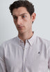 CAMISA OXFORD ÀS RISCAS