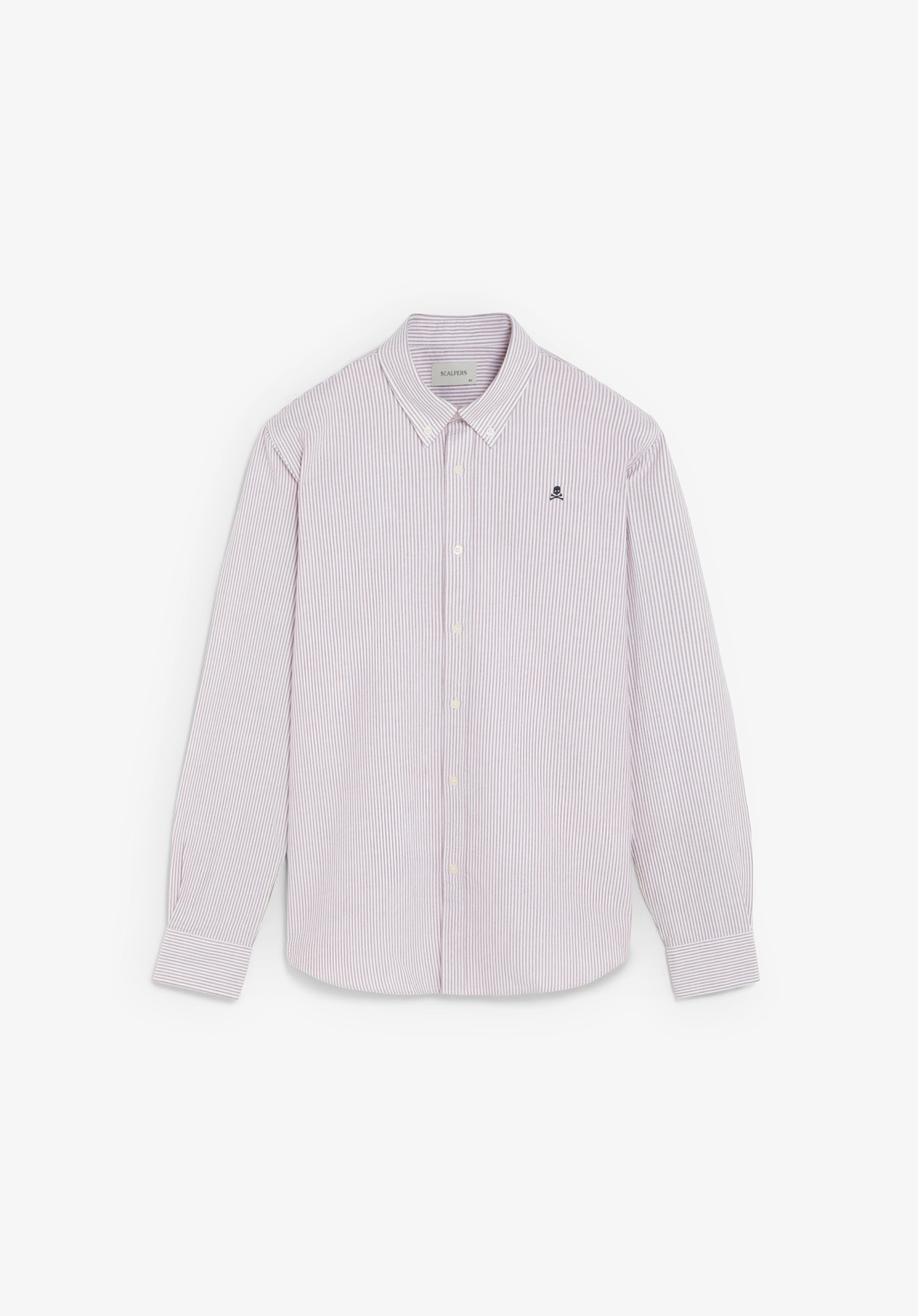 CAMISA OXFORD ÀS RISCAS