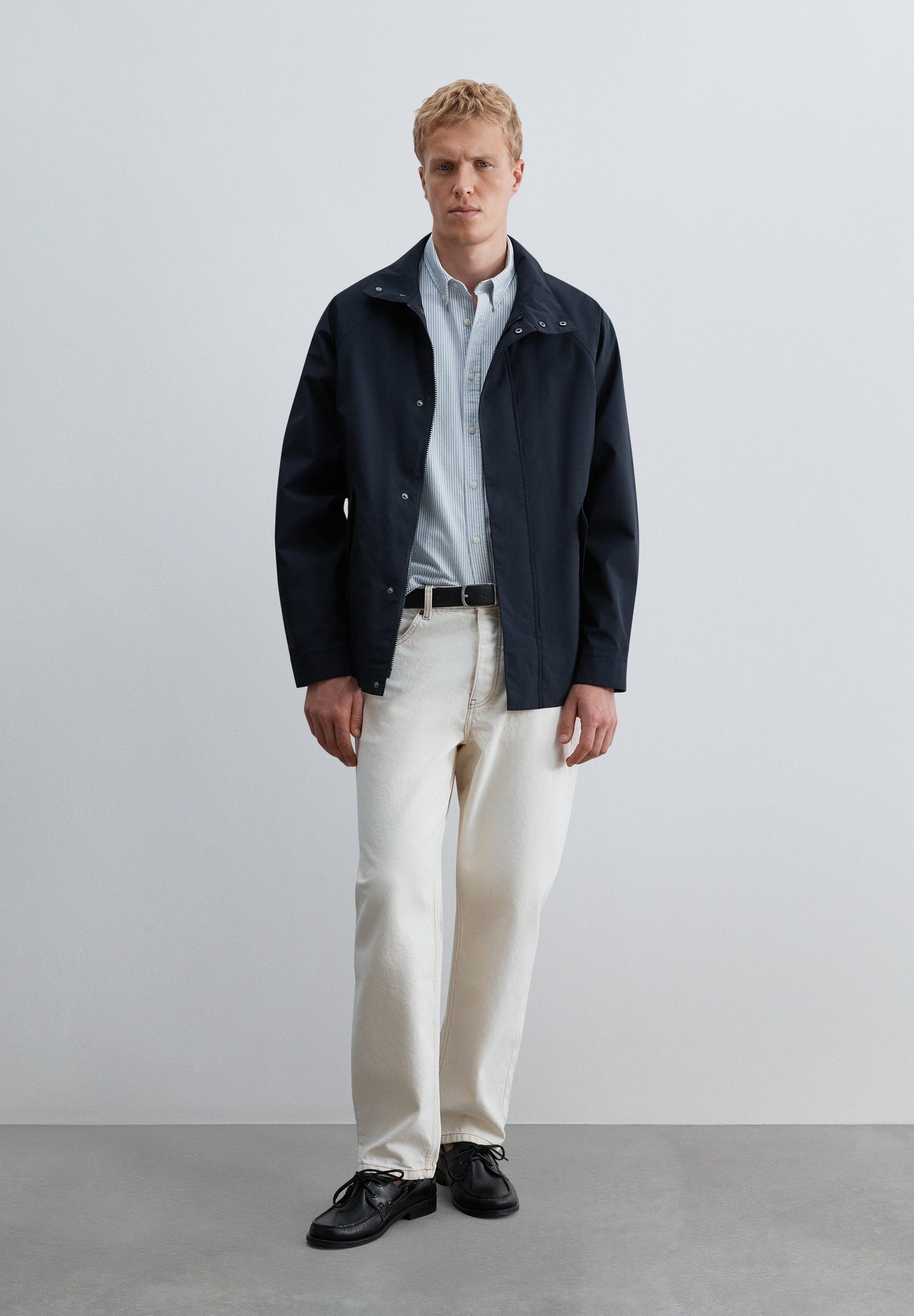 CAMISA OXFORD ÀS RISCAS