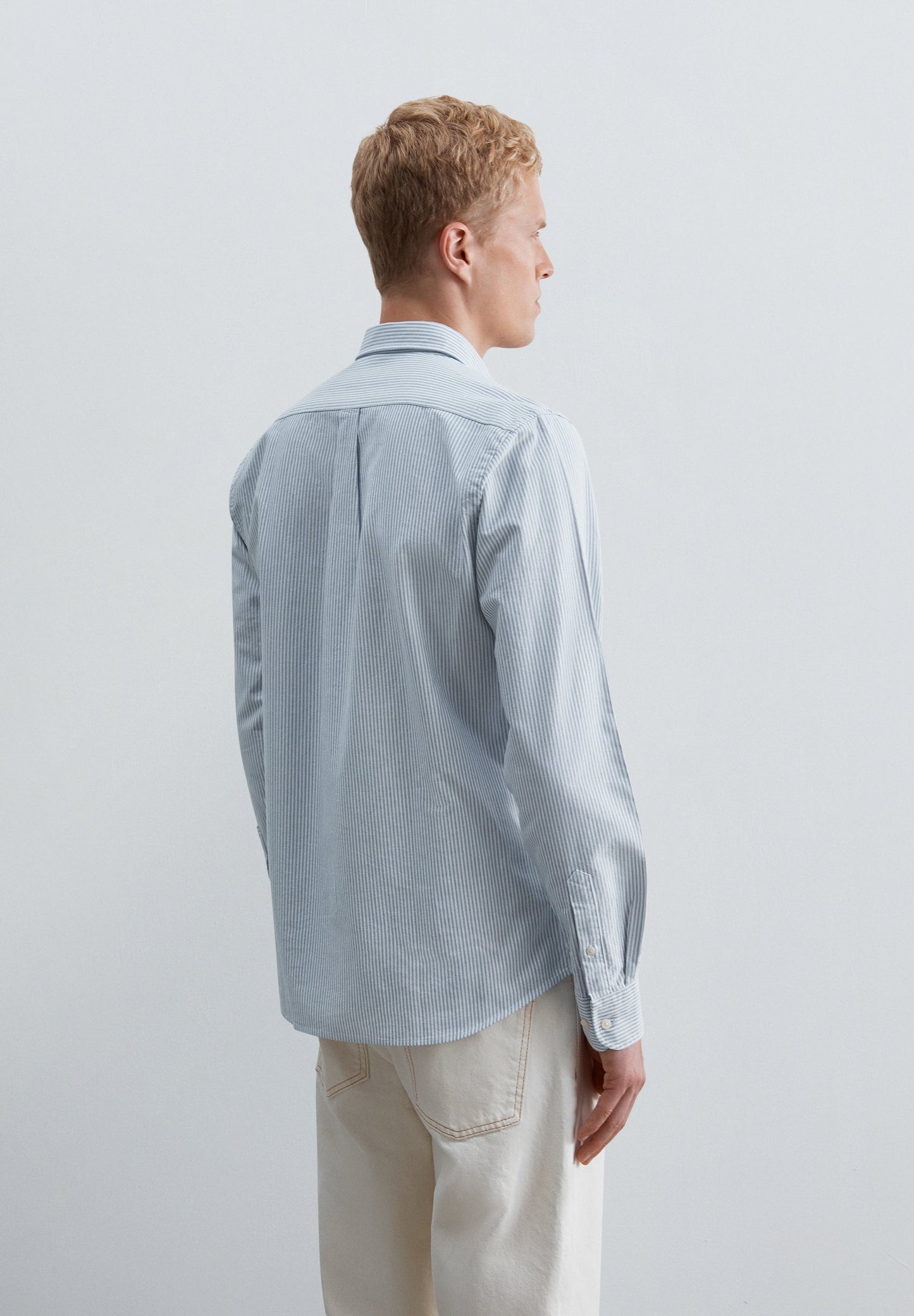 CAMISA OXFORD ÀS RISCAS