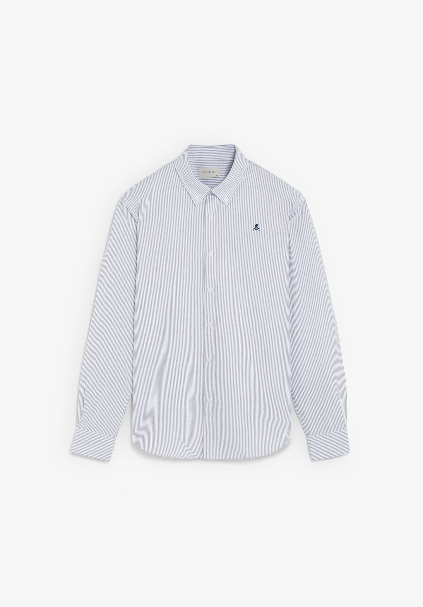 CAMISA OXFORD ÀS RISCAS