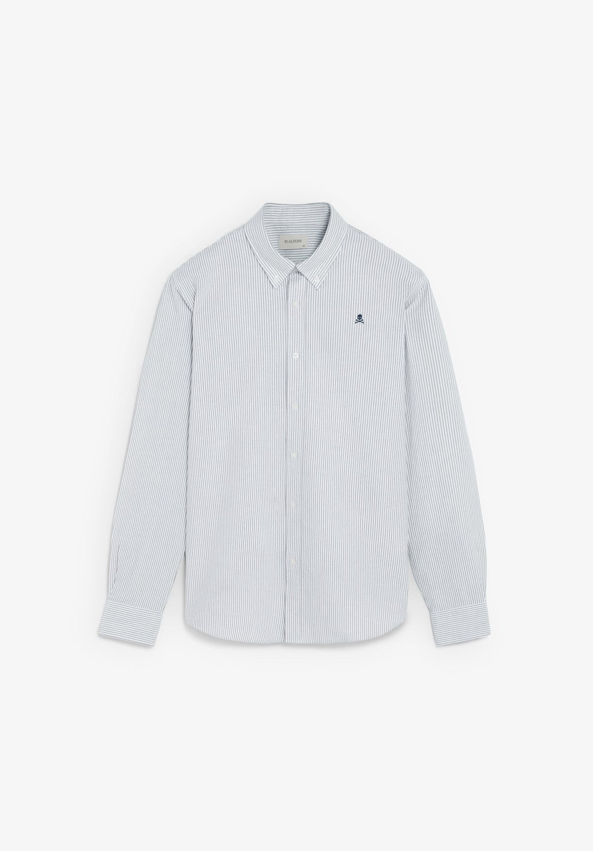 CAMISA OXFORD ÀS RISCAS