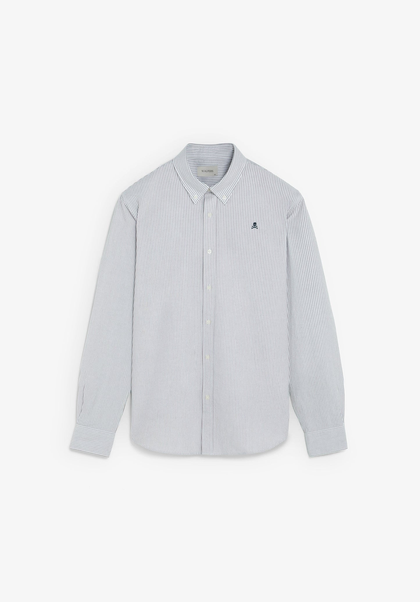 CAMISA OXFORD ÀS RISCAS