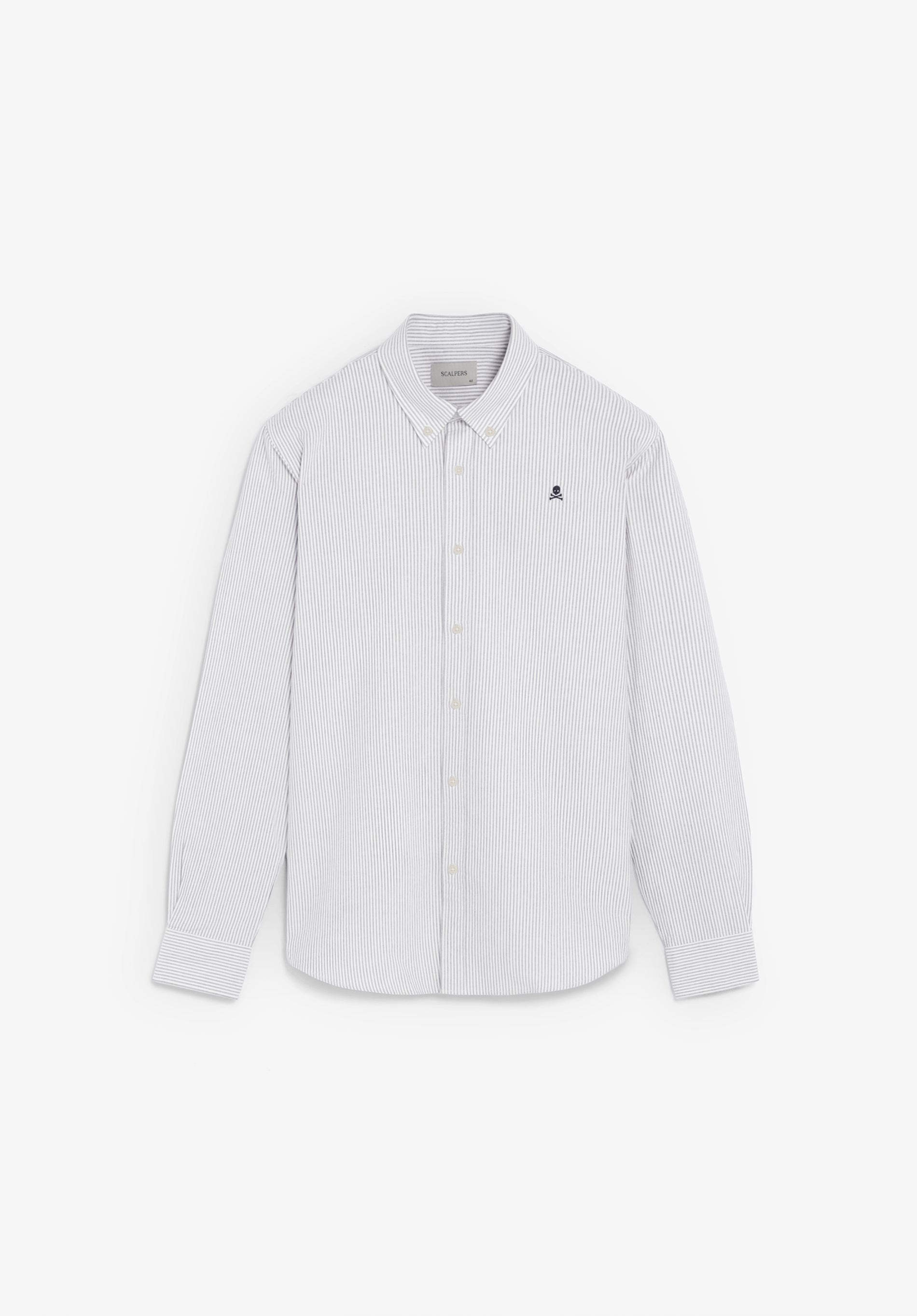 CAMISA OXFORD ÀS RISCAS