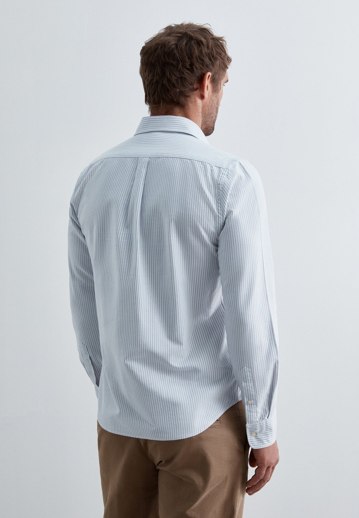 CAMISA OXFORD ÀS RISCAS