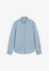 CAMISA DENIM DE TECIDO SINTÉTICO