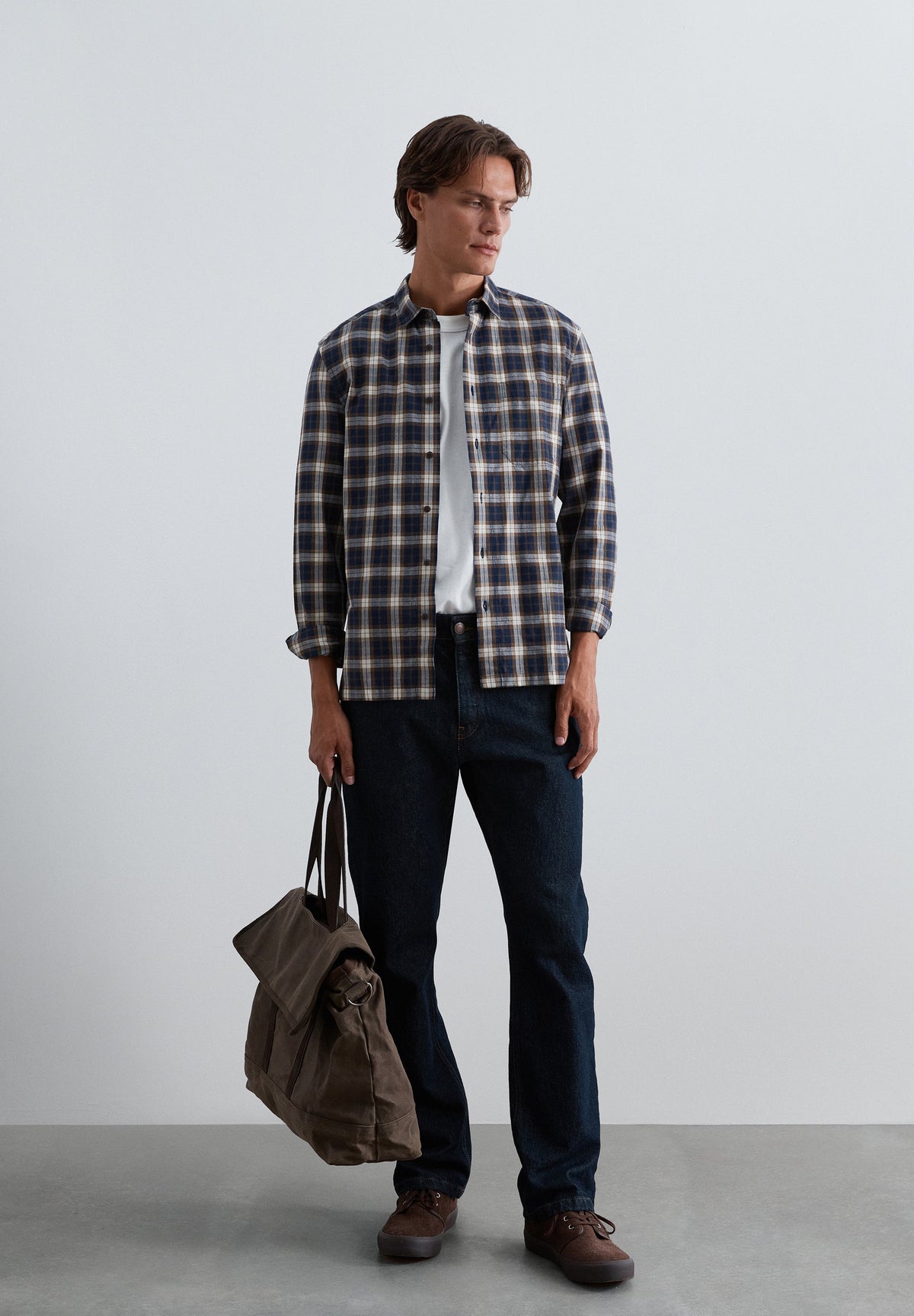 CAMISA COM PADRÃO DE XADREZ